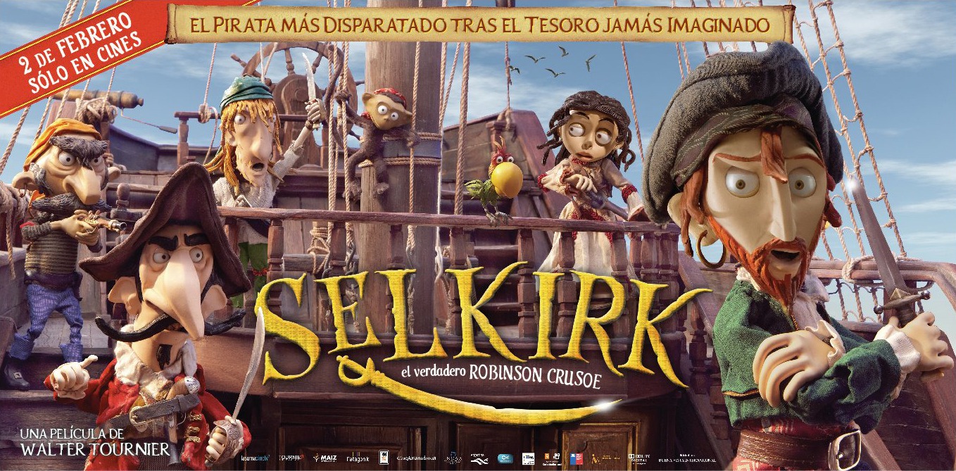 Extra Large Movie Poster Image for Selkirk, el verdadero Robinson Crusoe (#2 of 2)