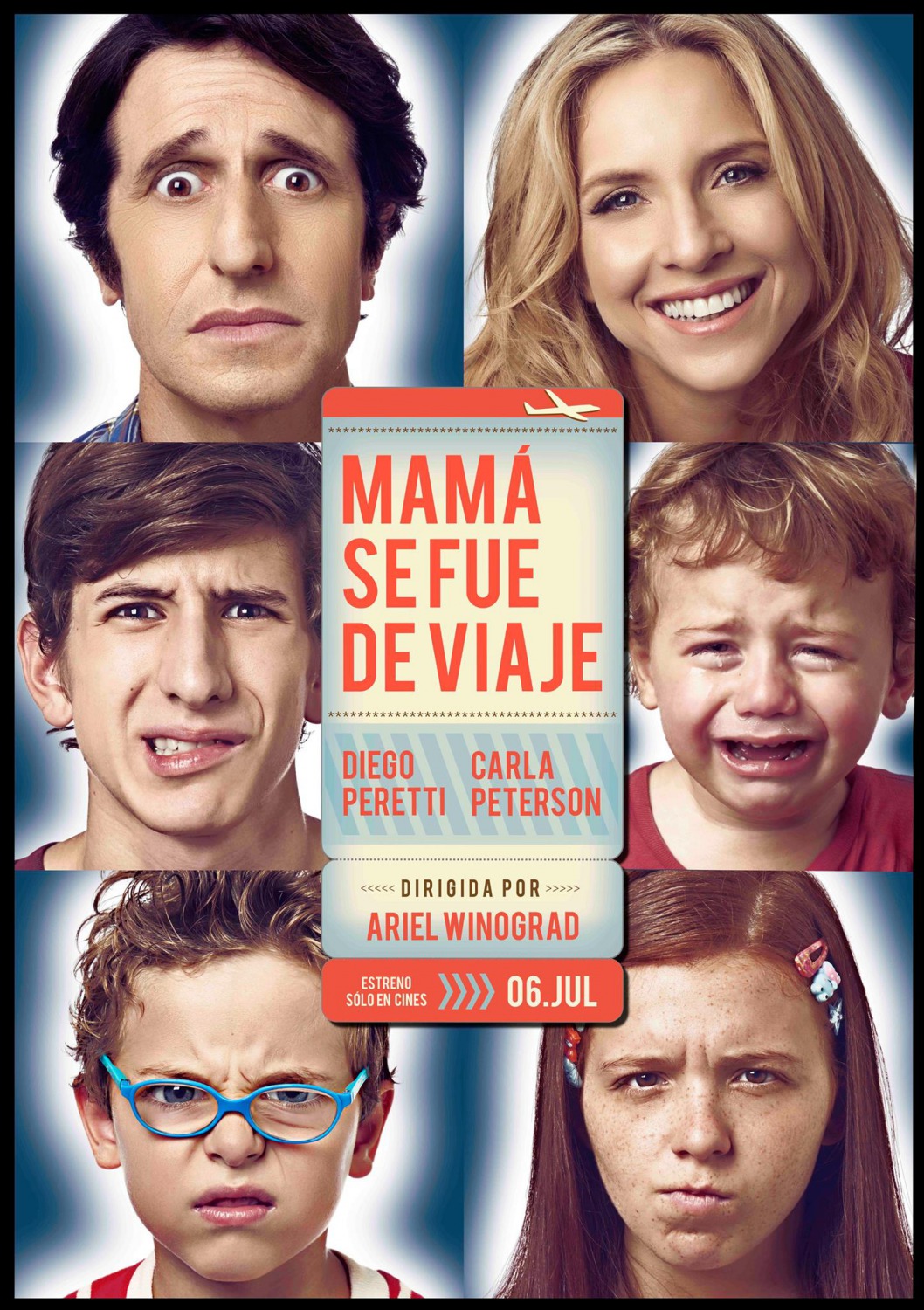 Extra Large Movie Poster Image for Mamá se fue de viaje (#1 of 3)