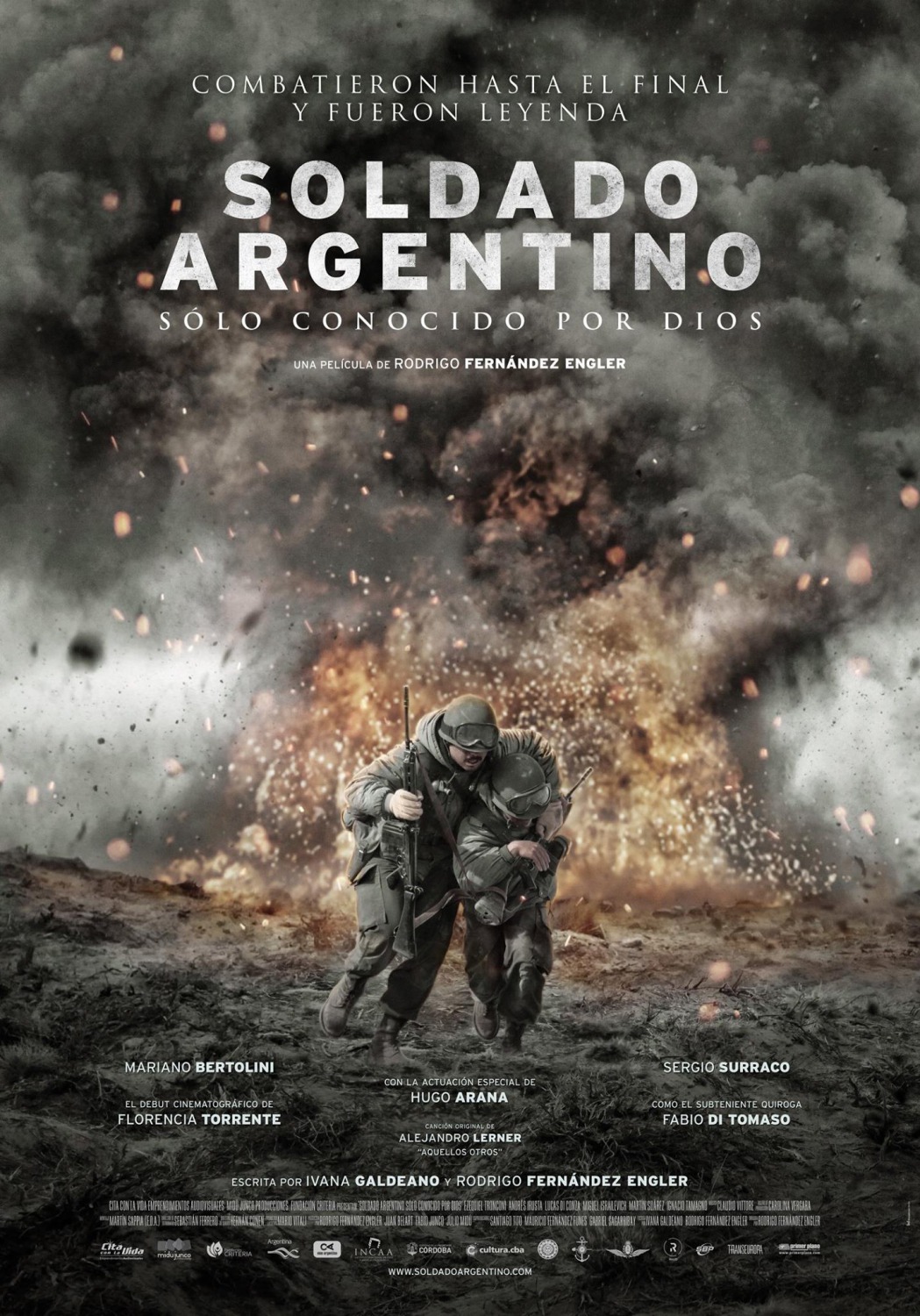 Extra Large Movie Poster Image for Soldado Argentino solo conocido por Dios (#2 of 2)