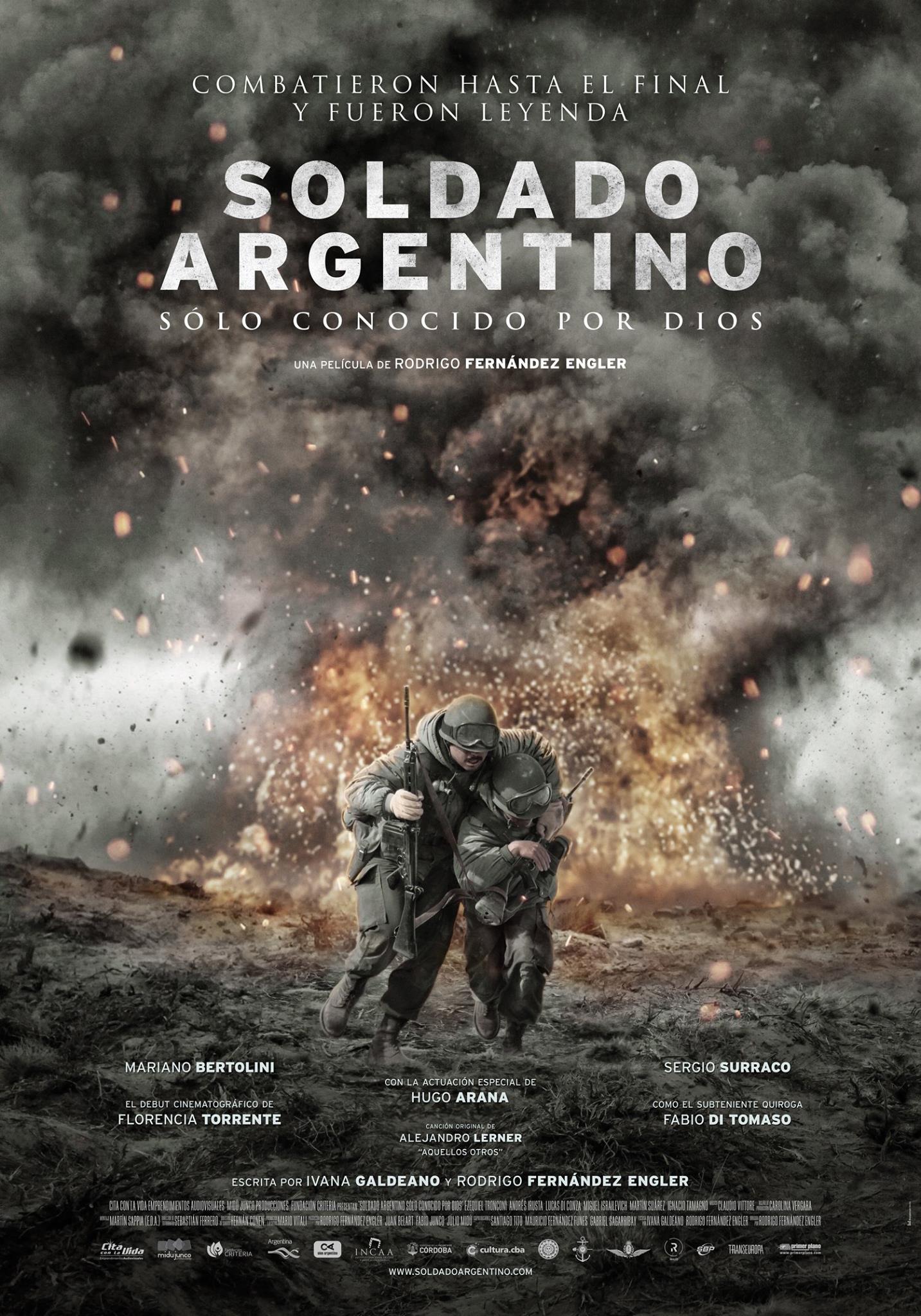 Mega Sized Movie Poster Image for Soldado Argentino solo conocido por Dios (#2 of 2)