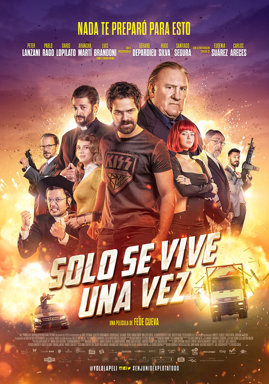 Extra Large Movie Poster Image for Sólo se vive una vez (#1 of 2)