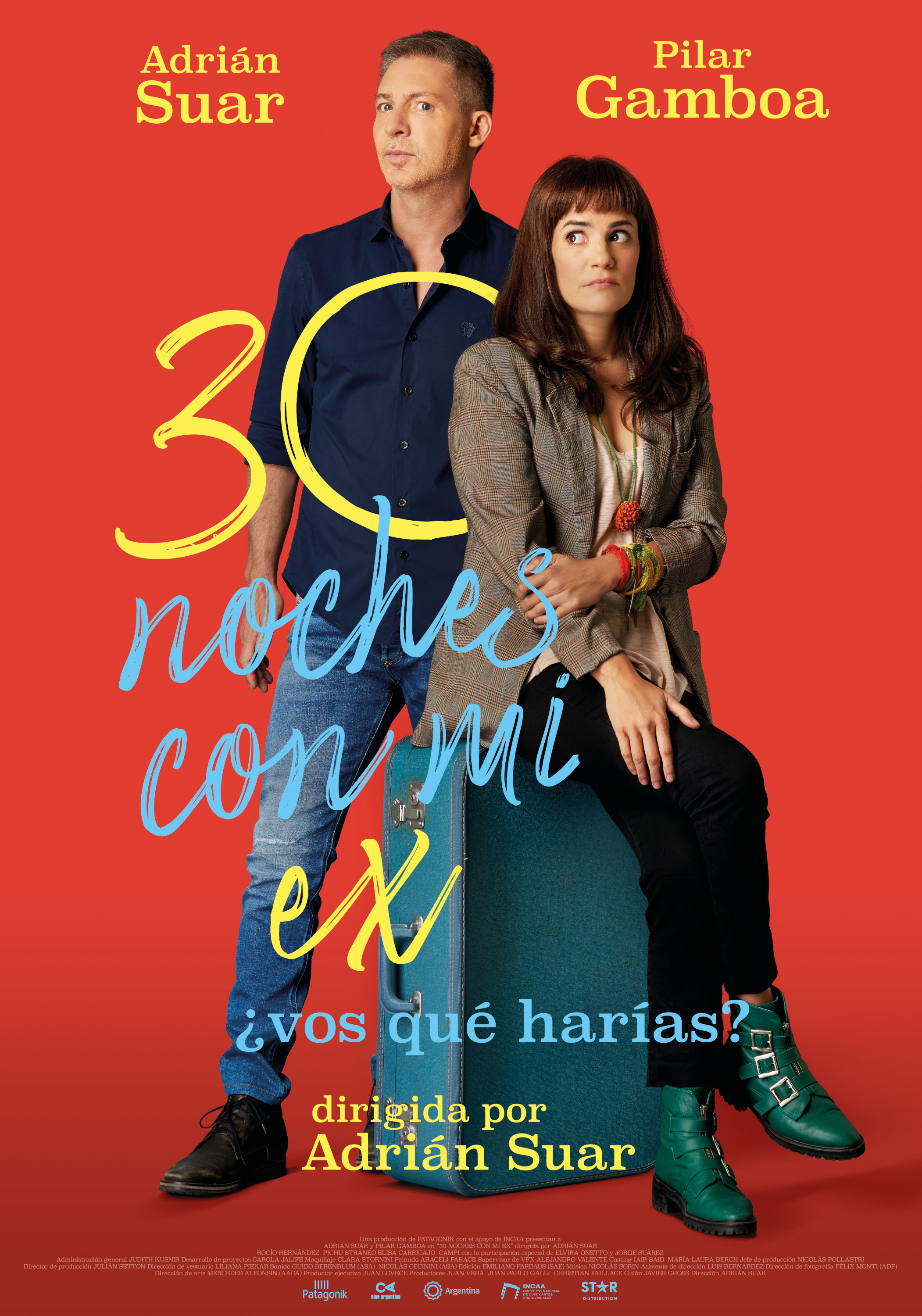 Mega Sized Movie Poster Image for 30 noches con mi ex 