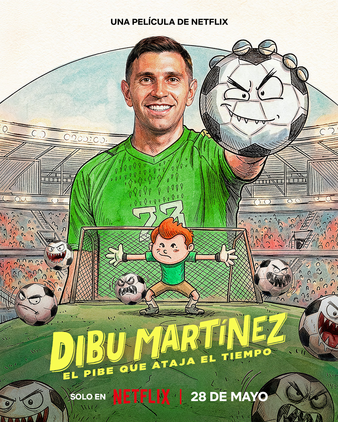 Extra Large Movie Poster Image for Dibu Martínez: El pibe que ataja el tiempo 