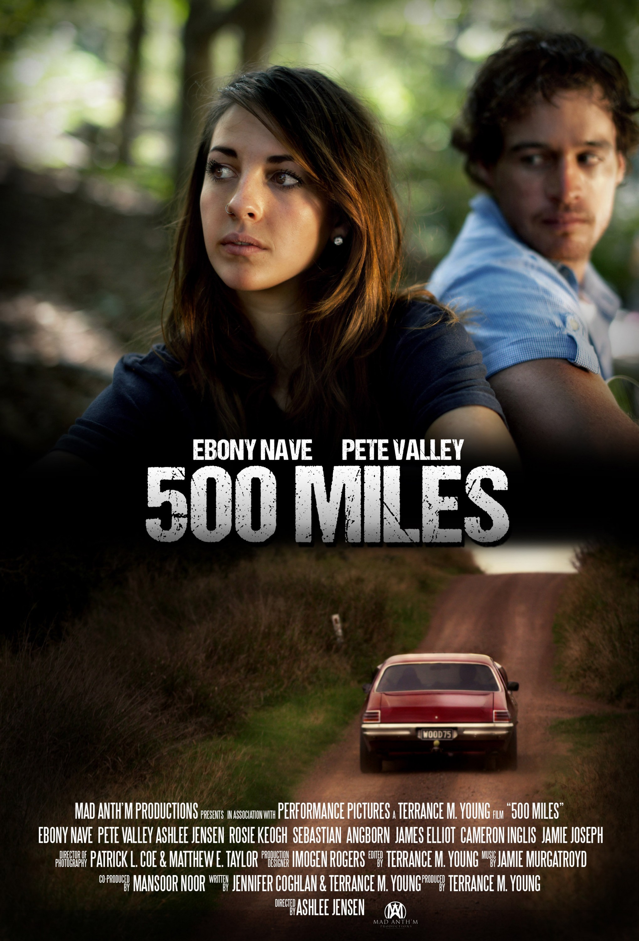 Mega Sized Movie Poster Image for 500 Miles 