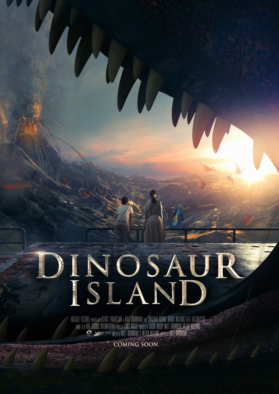 Extra Large Movie Poster Image for Dinosaur Island 