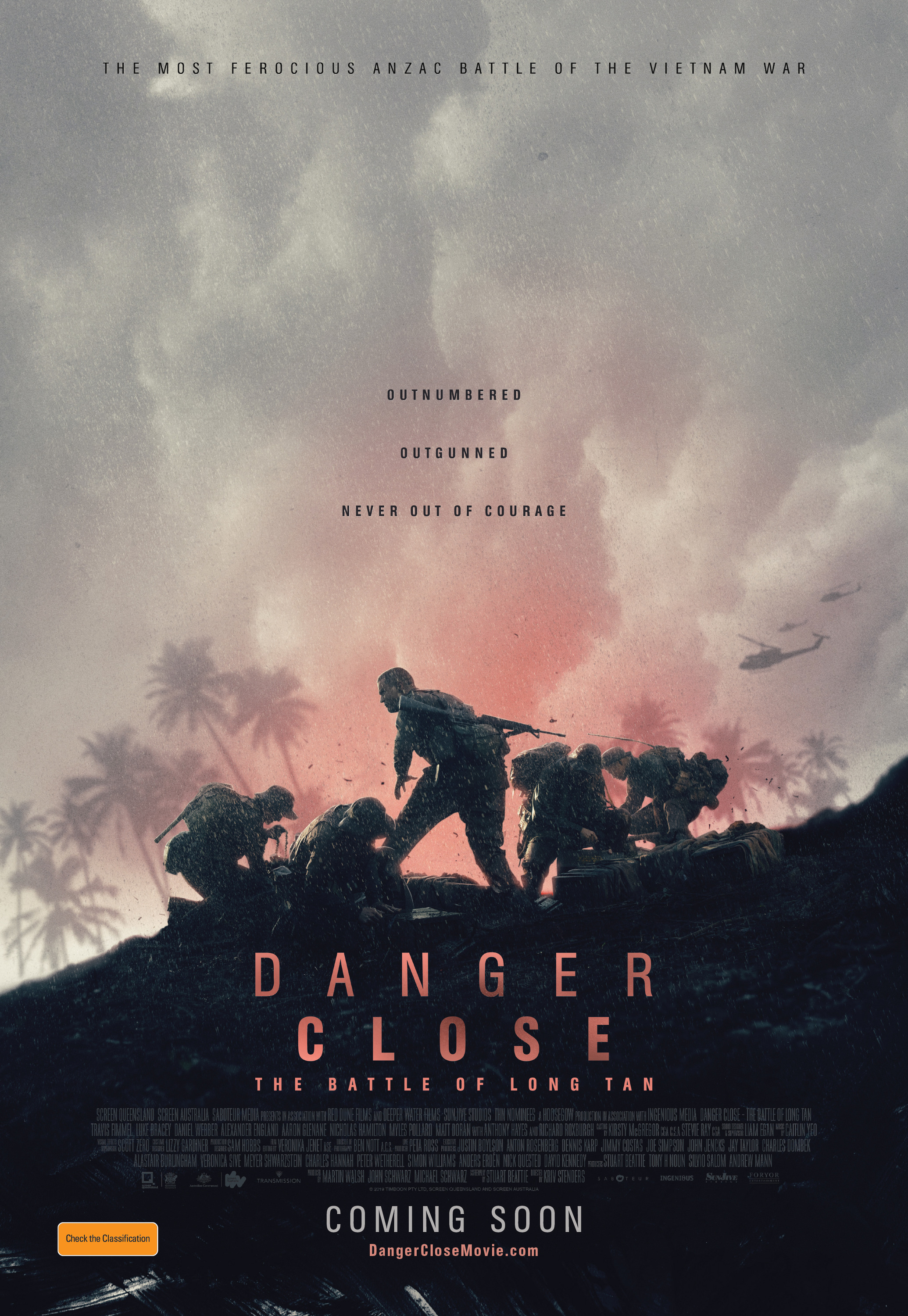 Mega Sized Movie Poster Image for Danger Close: The Battle of Long Tan (#1 of 2)