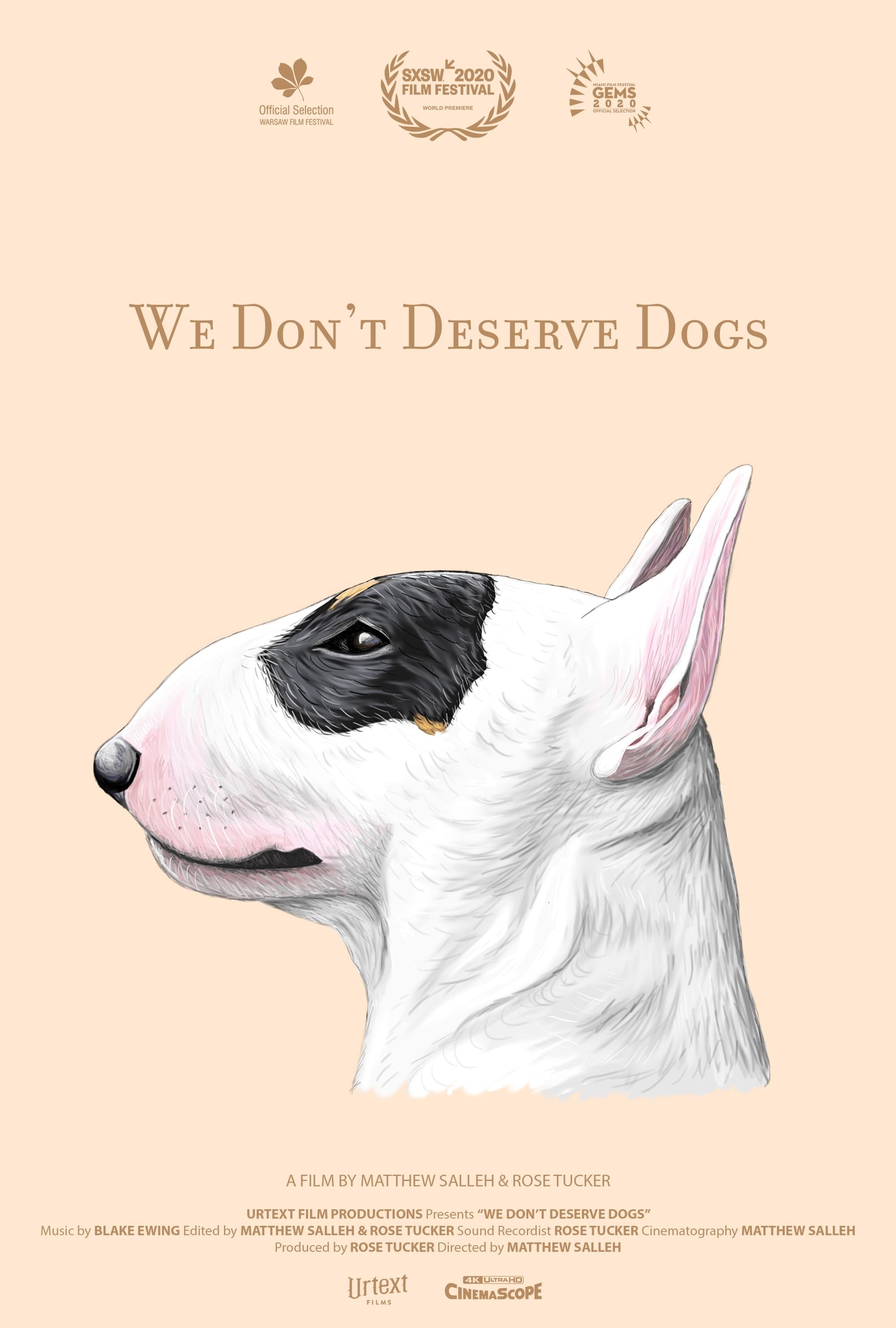 Mega Sized Movie Poster Image for We Don't Deserve Dogs 