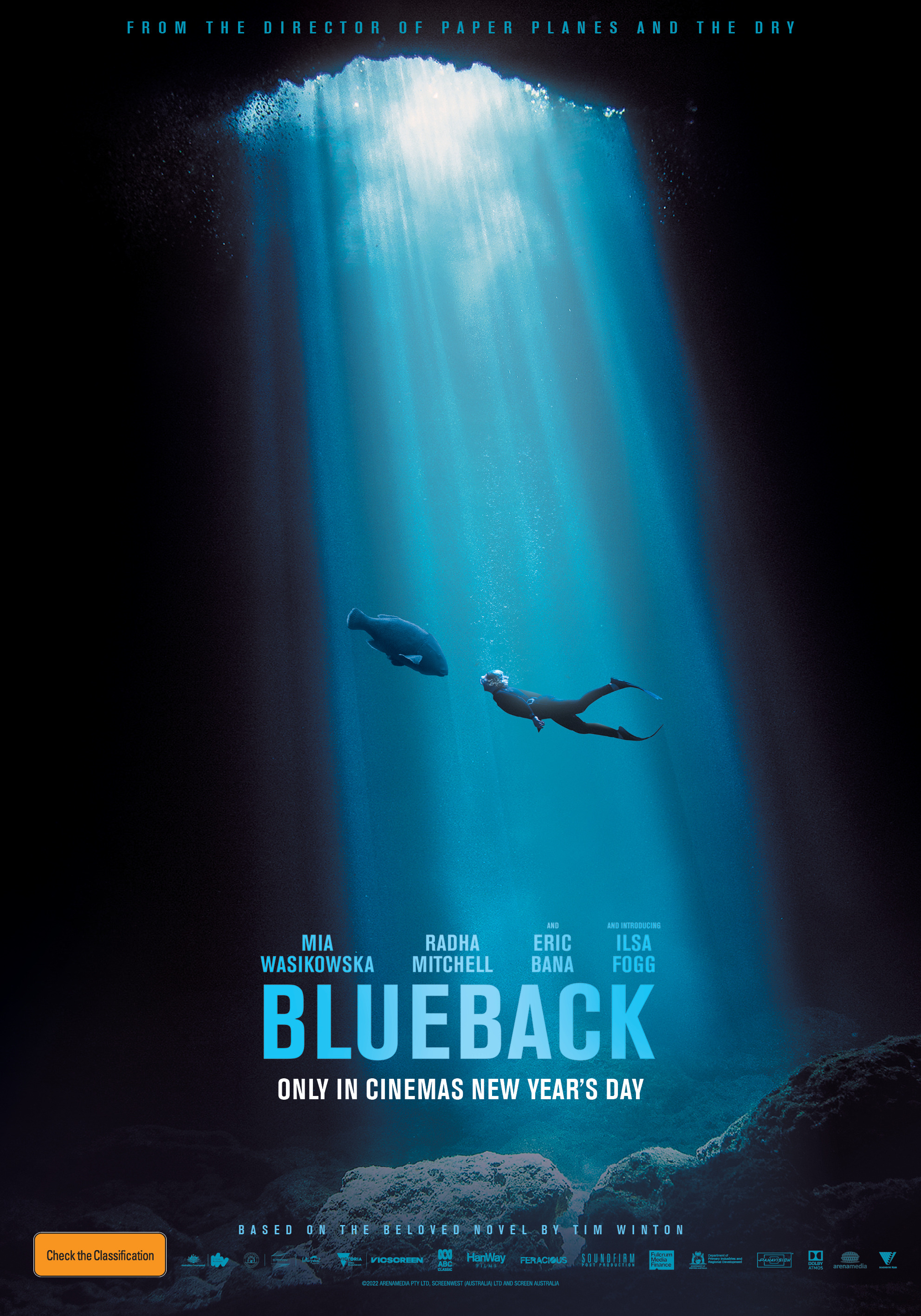 Mega Sized Movie Poster Image for Blueback (#1 of 2)