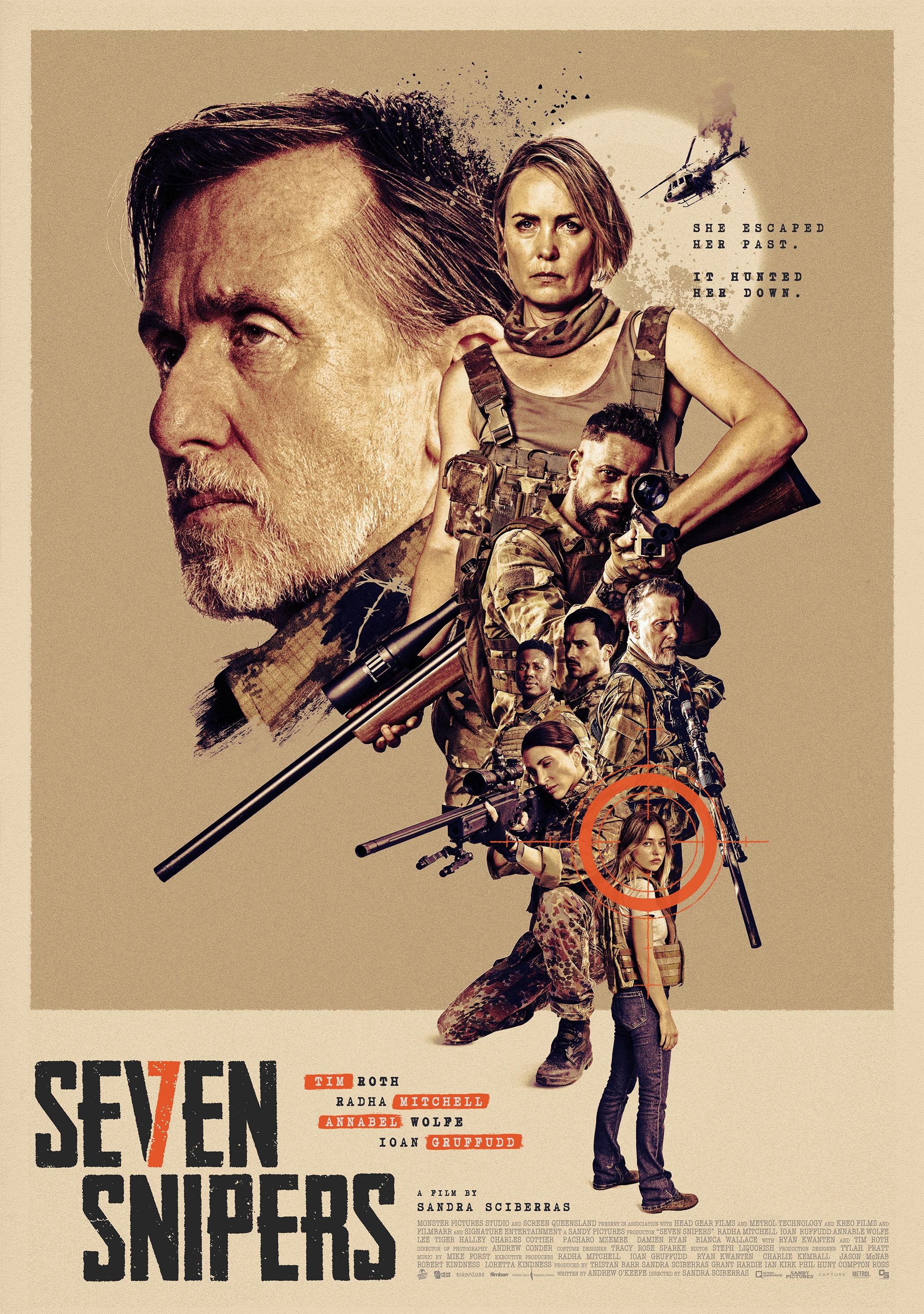Mega Sized Movie Poster Image for Seven Snipers 