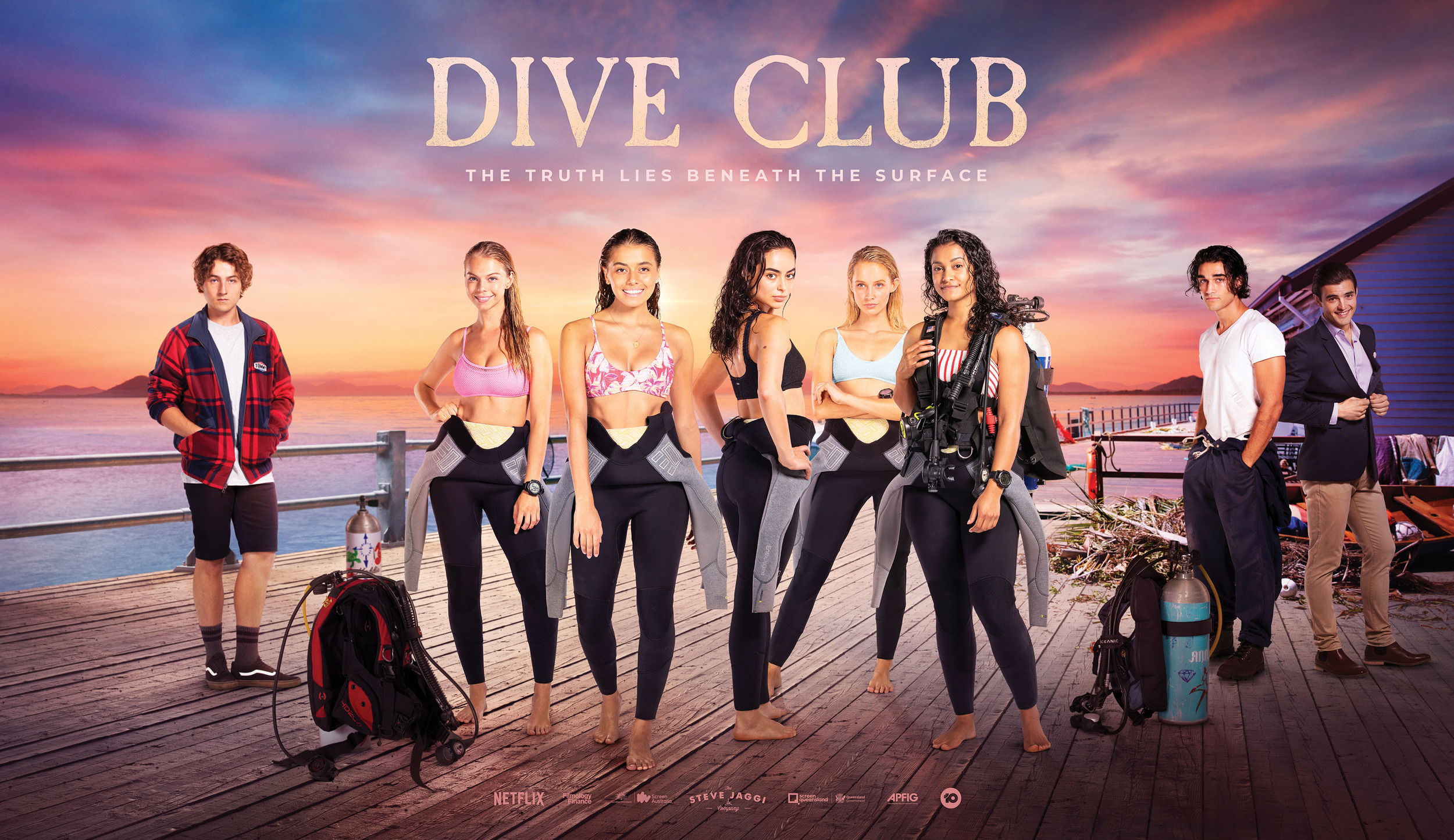 Mega Sized TV Poster Image for Dive Club 