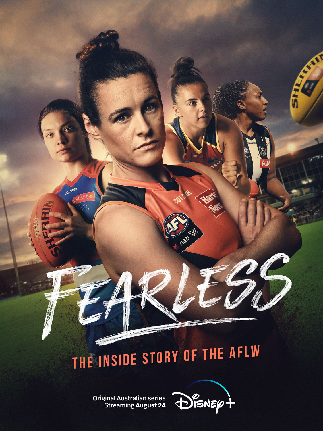 Extra Large TV Poster Image for Fearless: The Inside Story of the AFLW 