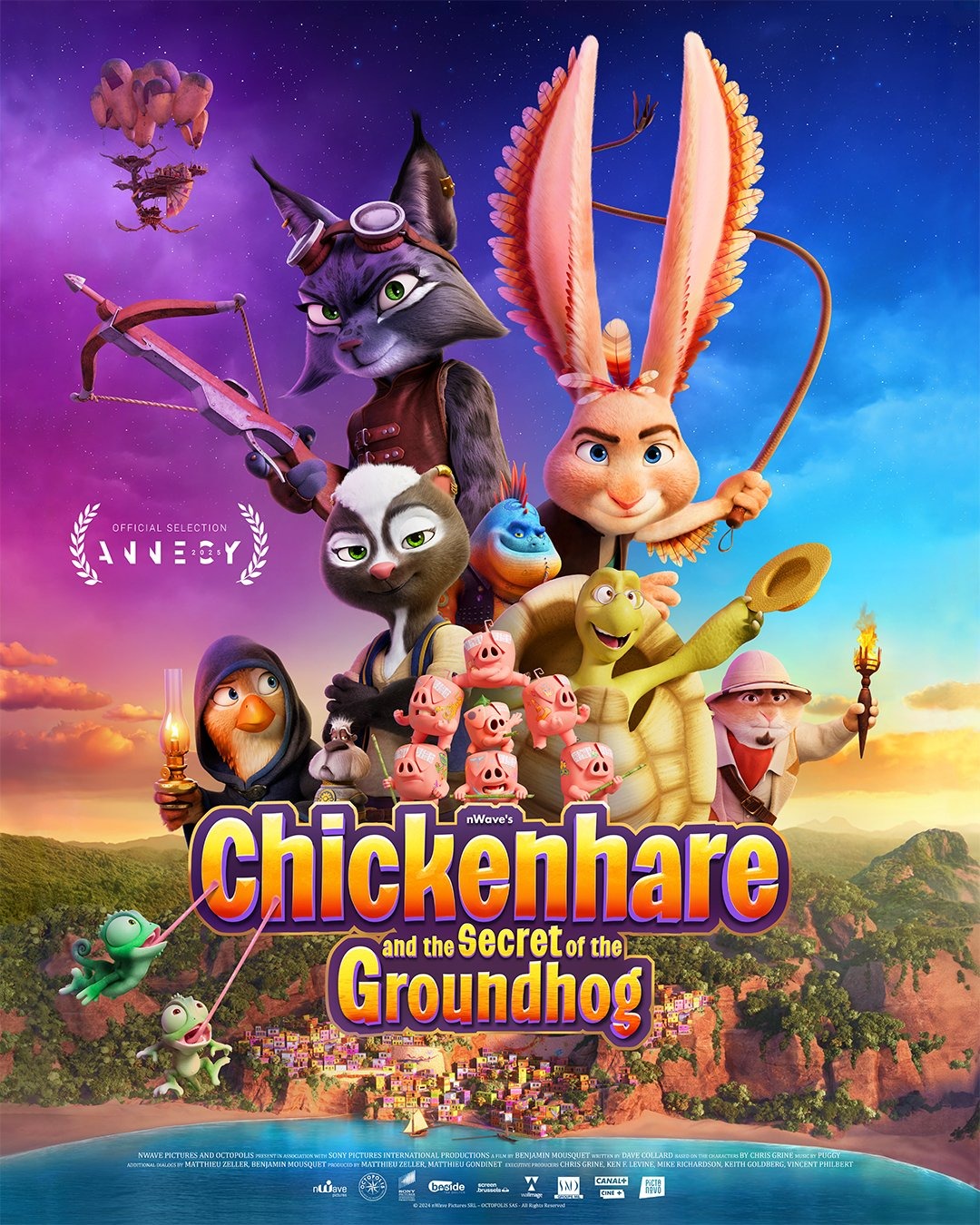 Extra Large Movie Poster Image for Chickenhare and the Secret of the Groundhog (#2 of 4)
