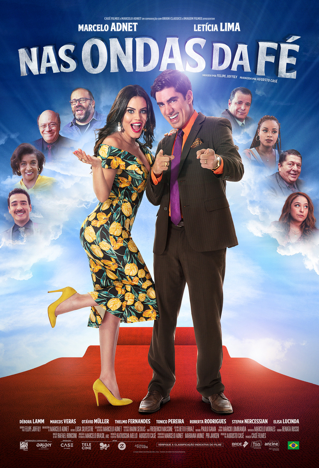 Extra Large Movie Poster Image for Nas Ondas Da Fé 