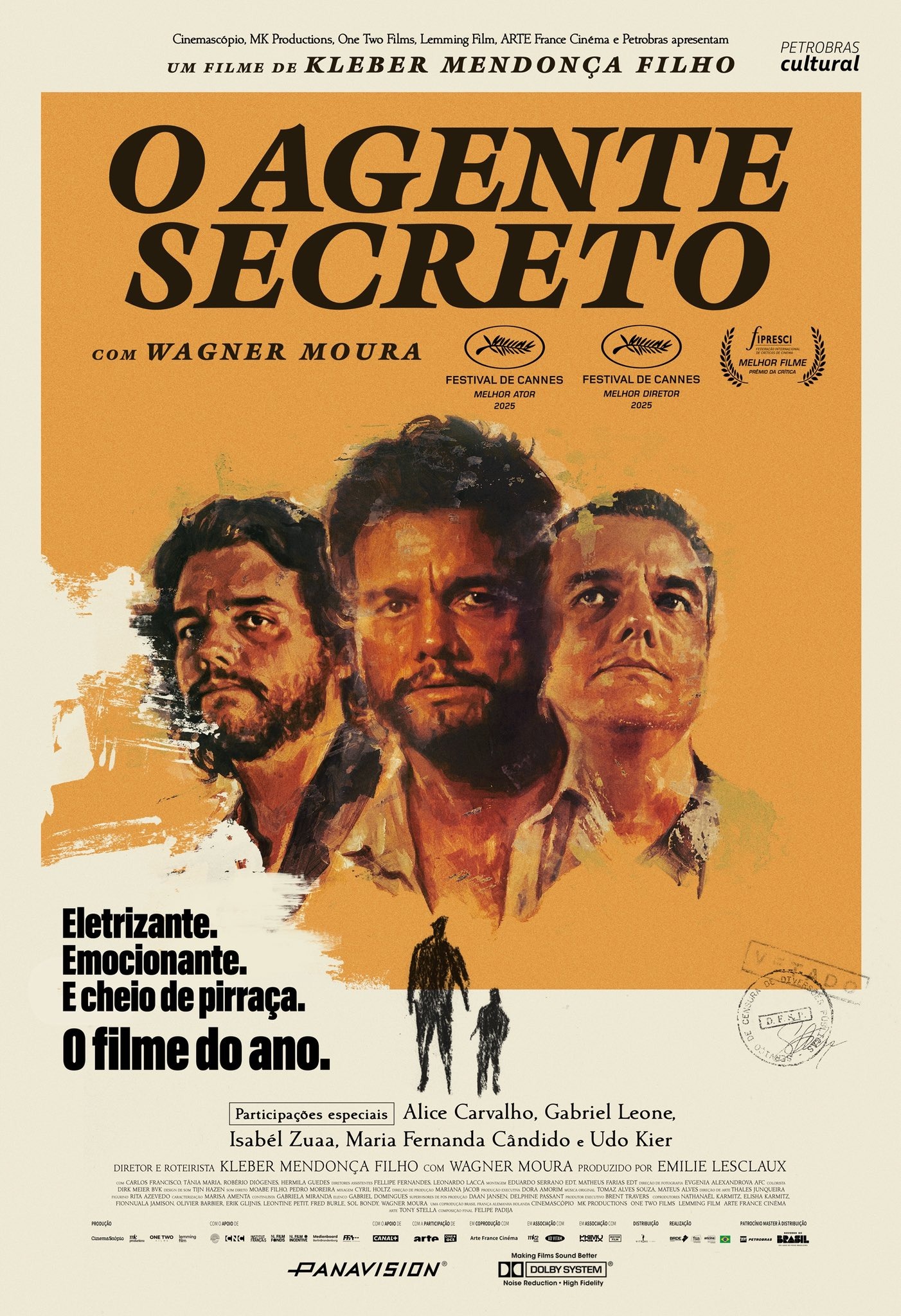 Mega Sized Movie Poster Image for O Agente Secreto (#4 of 5)