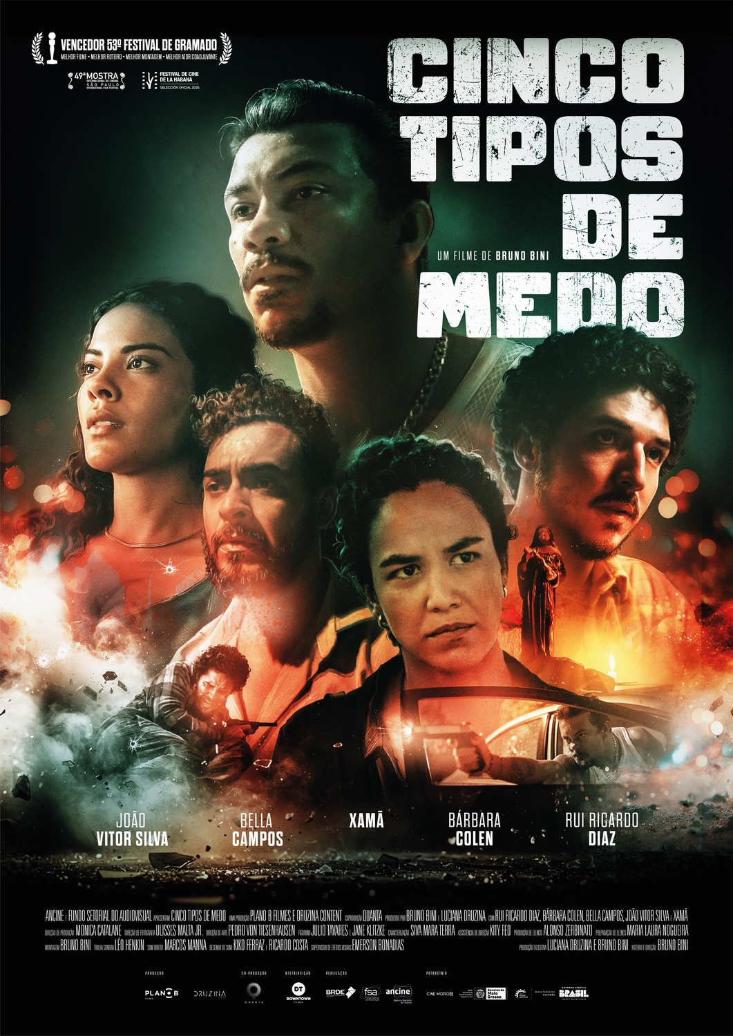 Extra Large Movie Poster Image for Cinco Tipos de Medo 
