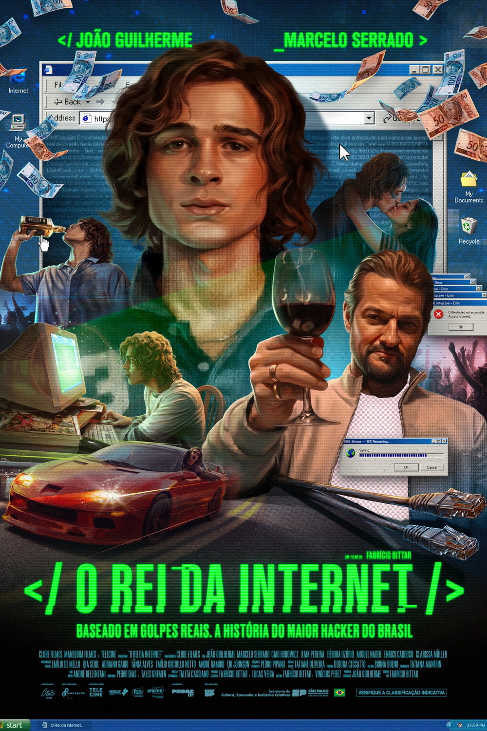 Extra Large Movie Poster Image for O Rei da Internet 