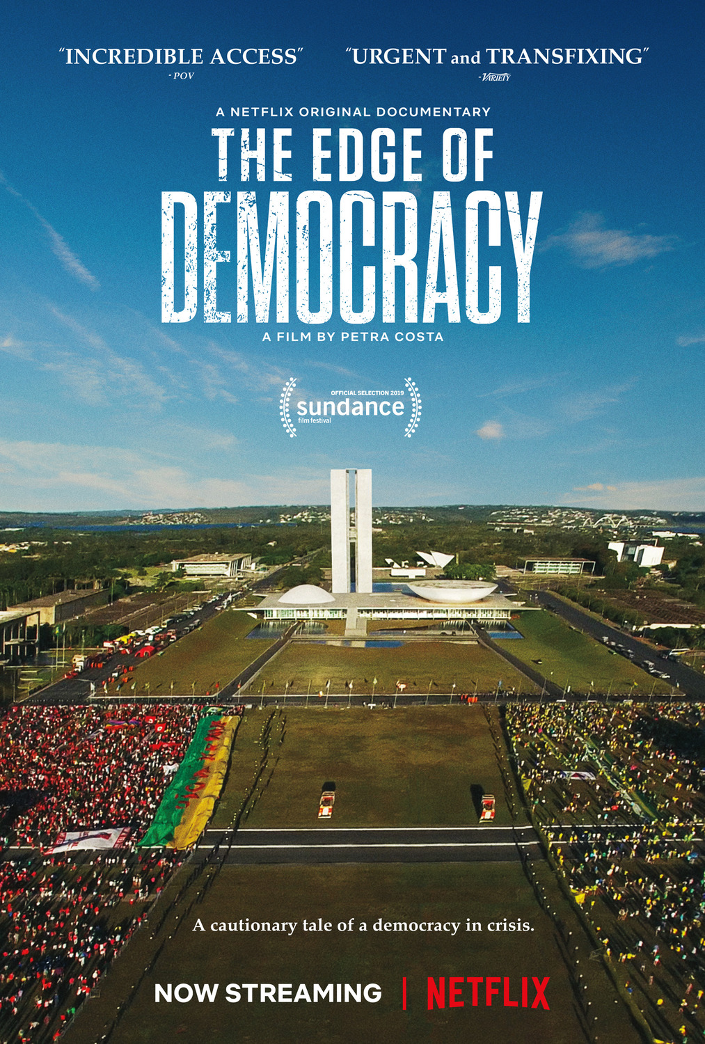 Extra Large TV Poster Image for The Edge of Democracy 