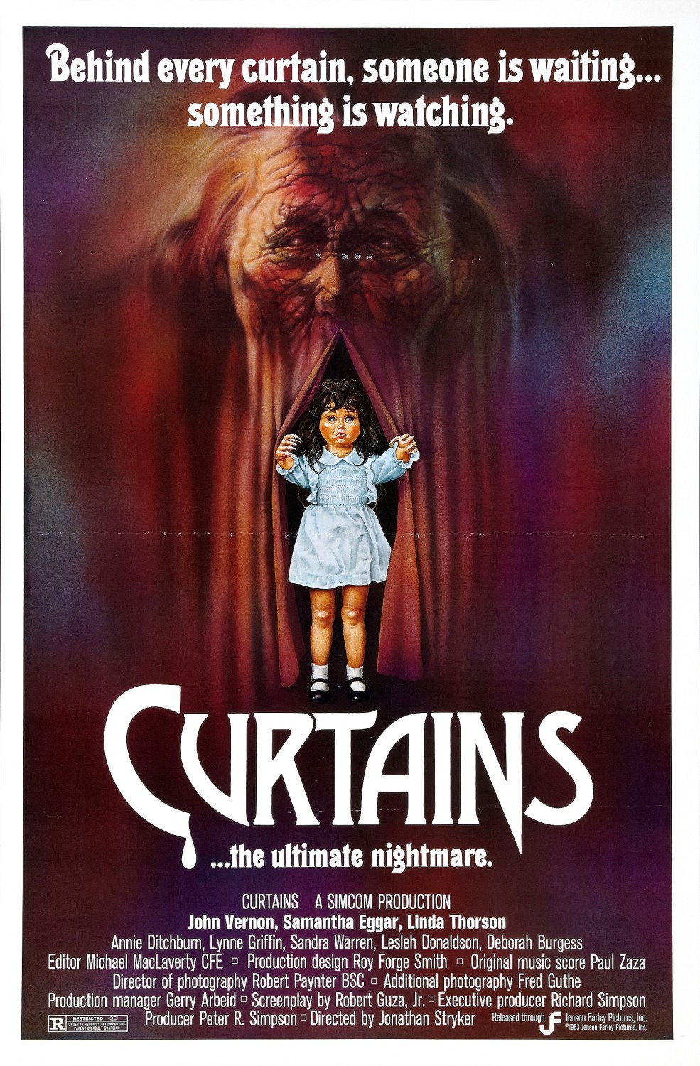 Extra Large Movie Poster Image for Curtains 