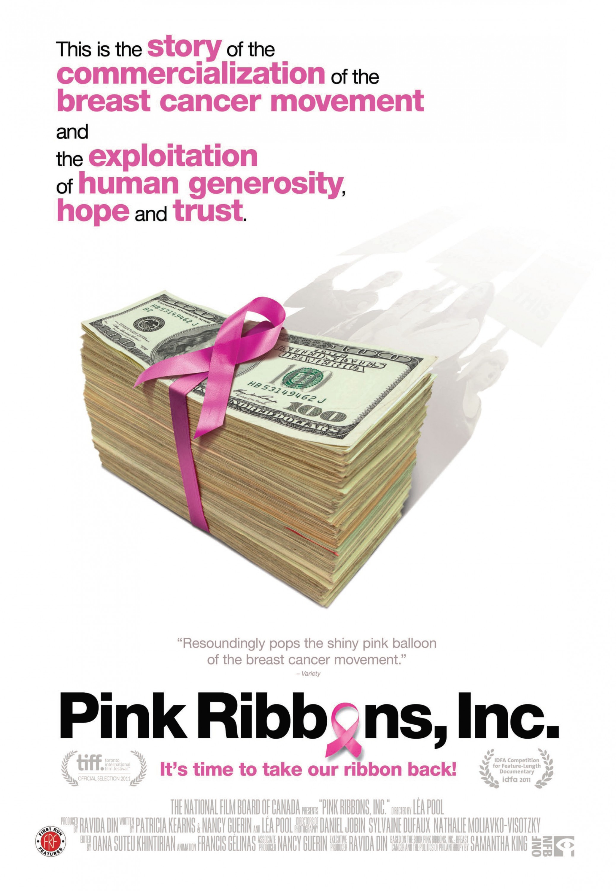 Mega Sized Movie Poster Image for Pink Ribbons, Inc. (#2 of 3)