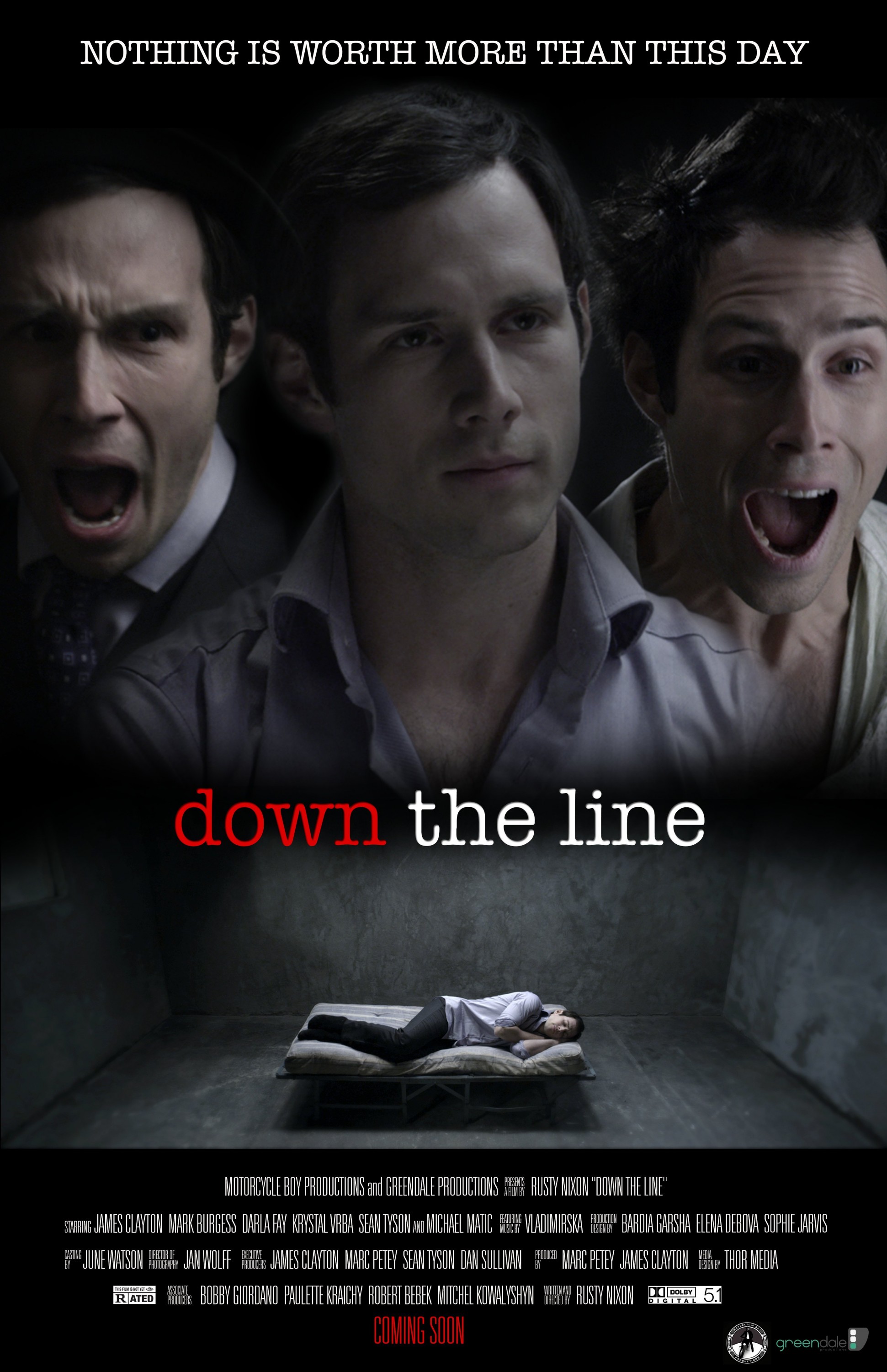 Mega Sized Movie Poster Image for Down the Line 