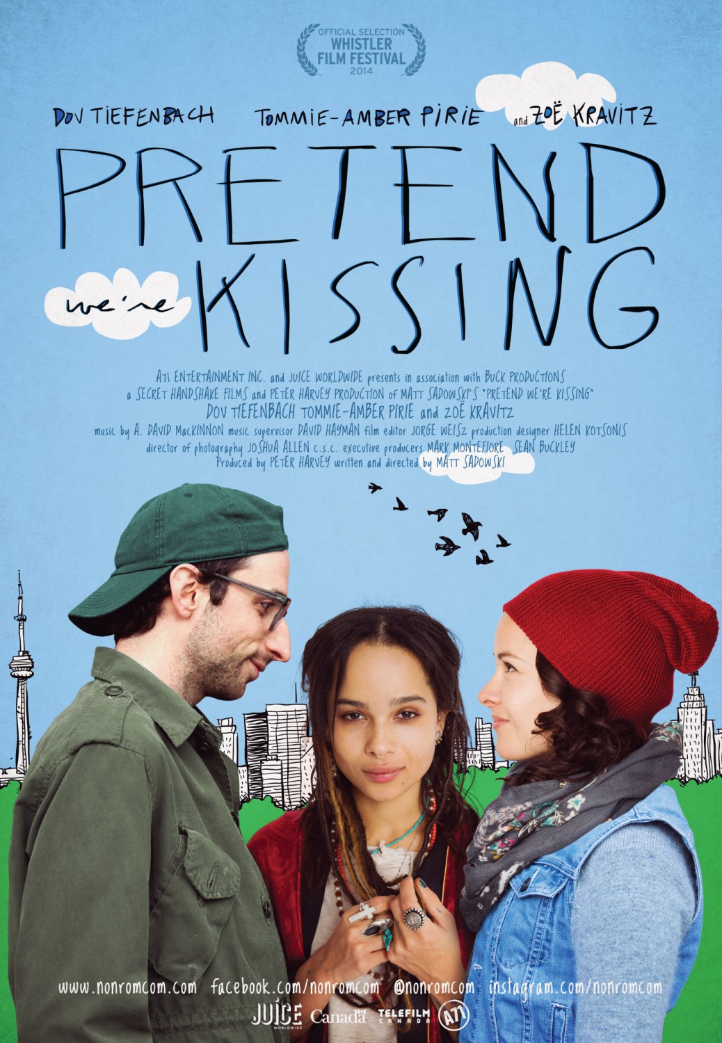 Extra Large Movie Poster Image for Pretend We're Kissing (#2 of 2)