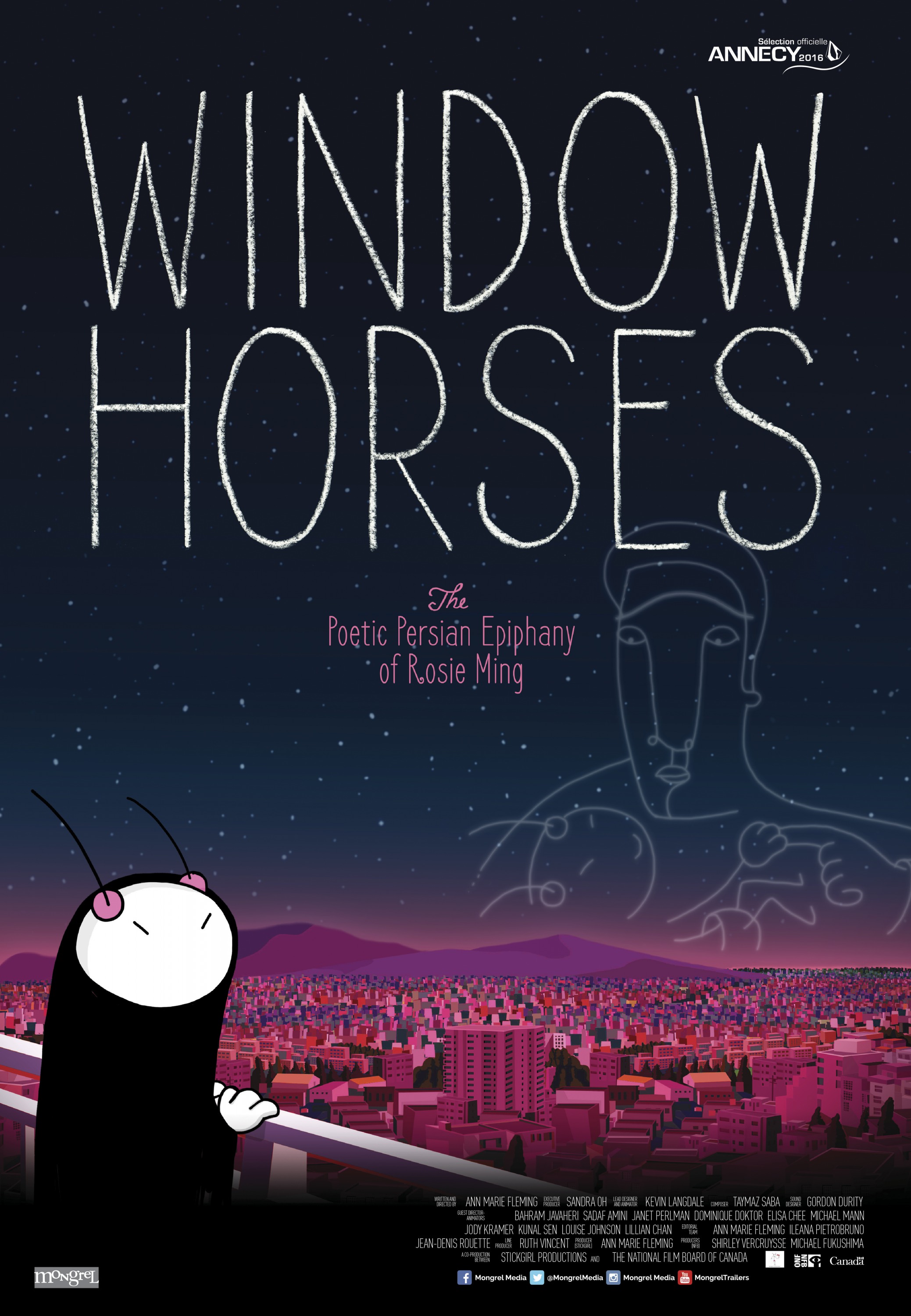 Mega Sized Movie Poster Image for Window Horses 