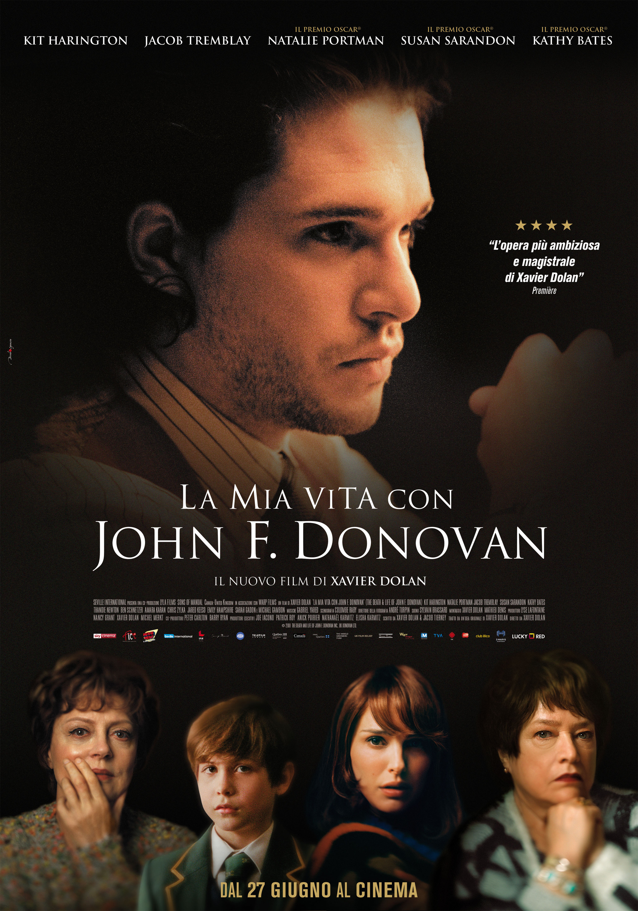 Mega Sized Movie Poster Image for The Death and Life of John F. Donovan (#1 of 2)