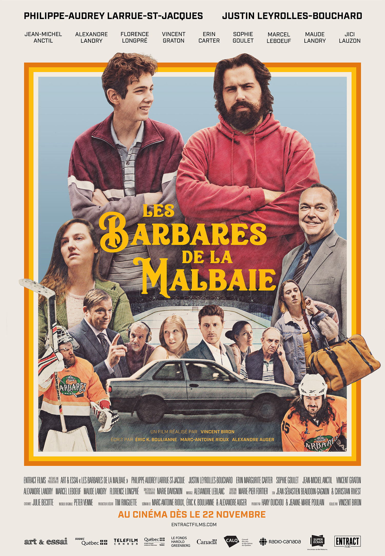Mega Sized Movie Poster Image for Les barbares de La Malbaie 