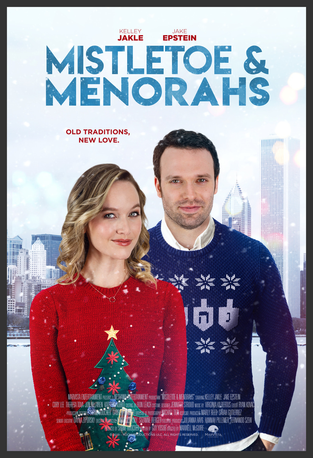 Extra Large Movie Poster Image for Mistletoe & Menorahs 