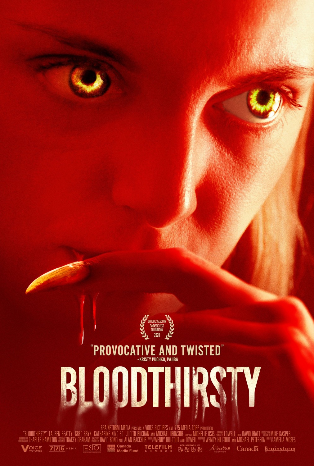 Extra Large Movie Poster Image for Bloodthirsty 