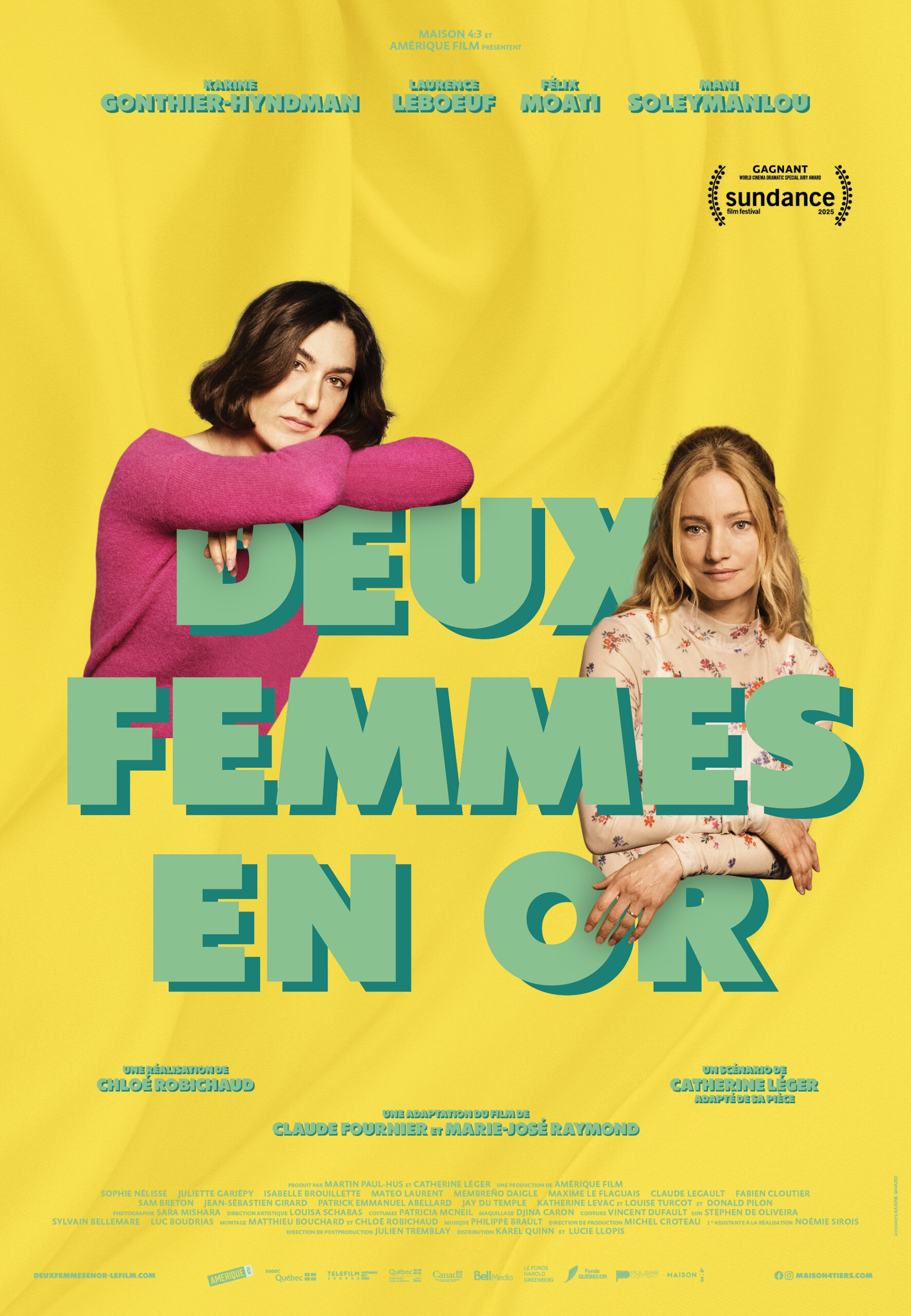 Mega Sized Movie Poster Image for Deux femmes en or (#1 of 2)