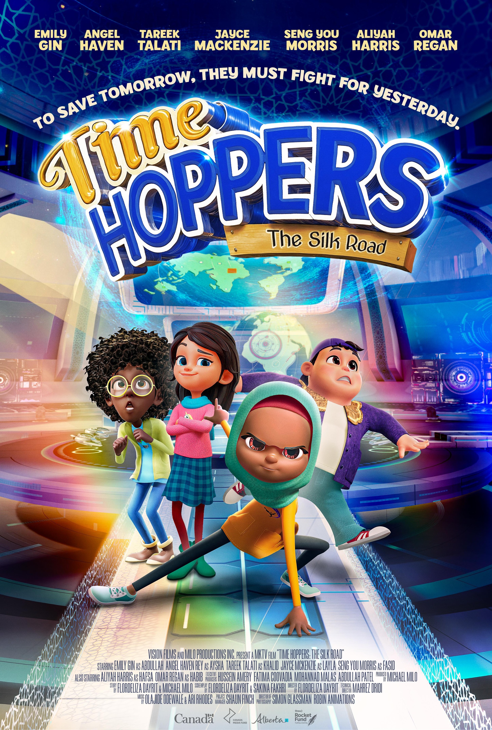 Mega Sized Movie Poster Image for Time Hoppers: The Silk Road 