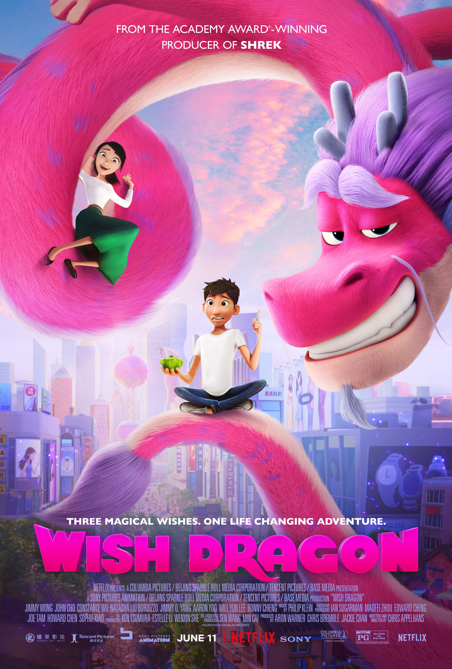 Mega Sized Movie Poster Image for Wish Dragon (#4 of 4)