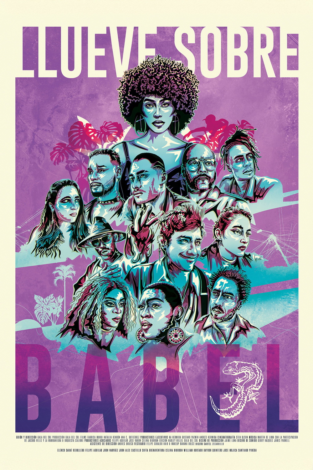 Extra Large Movie Poster Image for Llueve sobre Babel 