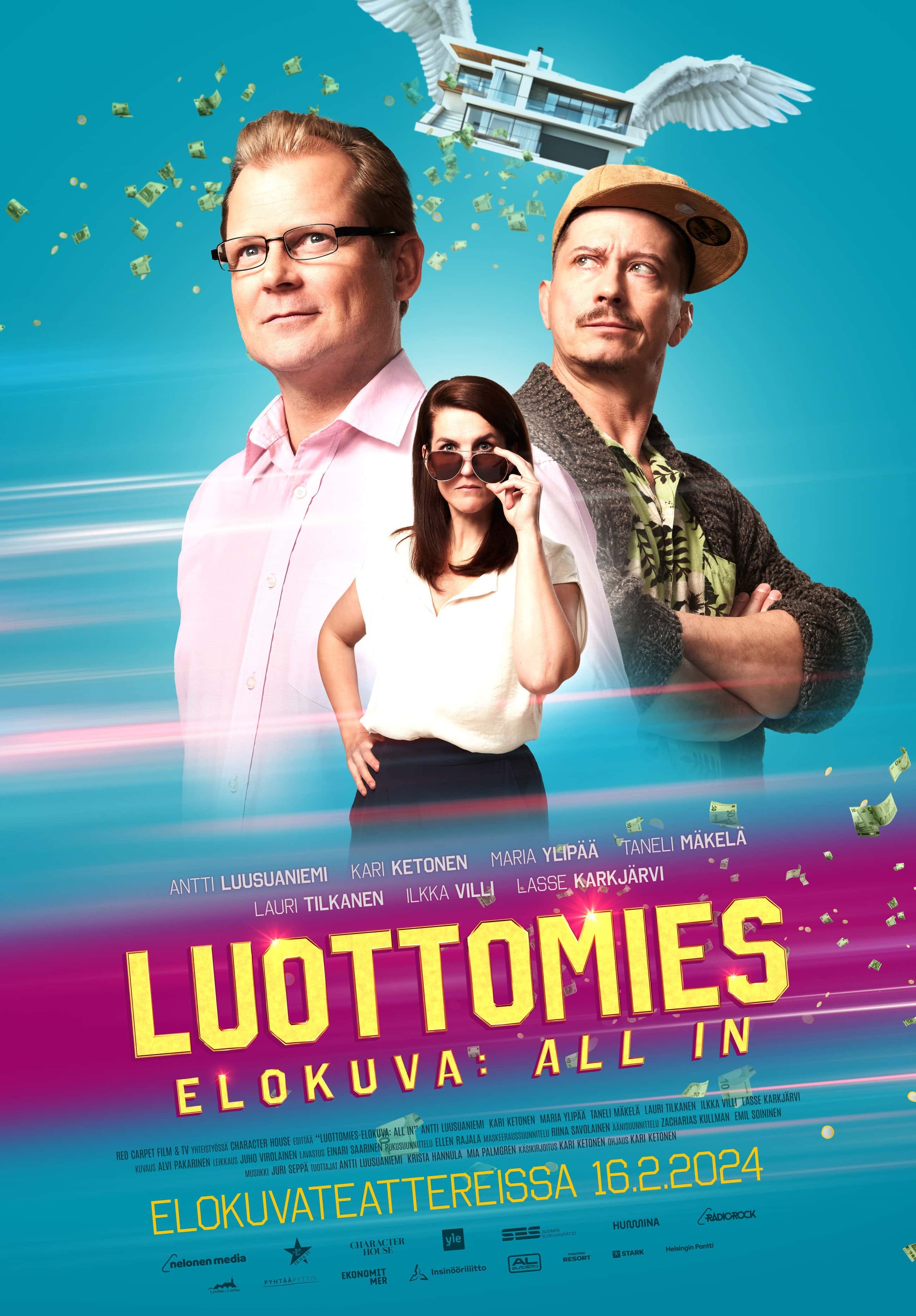 Mega Sized Movie Poster Image for Luottomies-elokuva: All In 