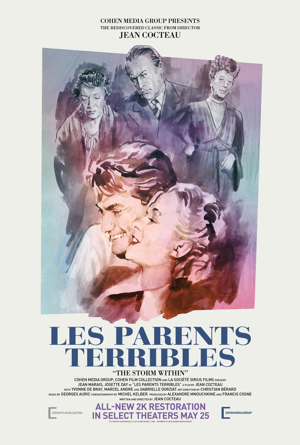 Extra Large Movie Poster Image for Les parents terribles (#2 of 2)