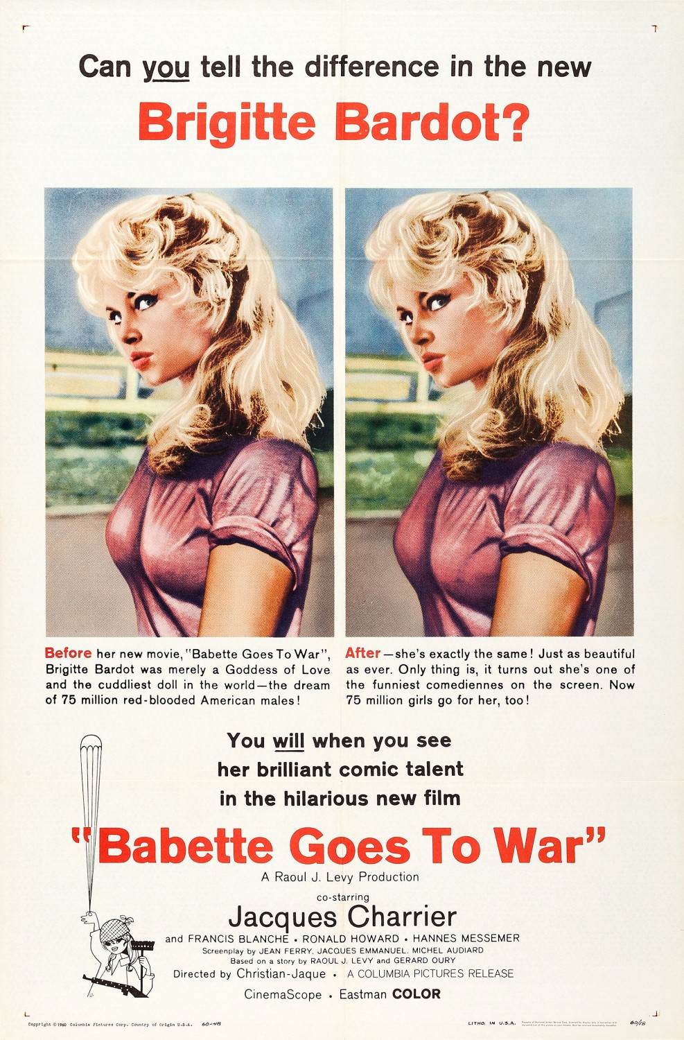 Extra Large Movie Poster Image for Babette s'en va-t-en guerre 