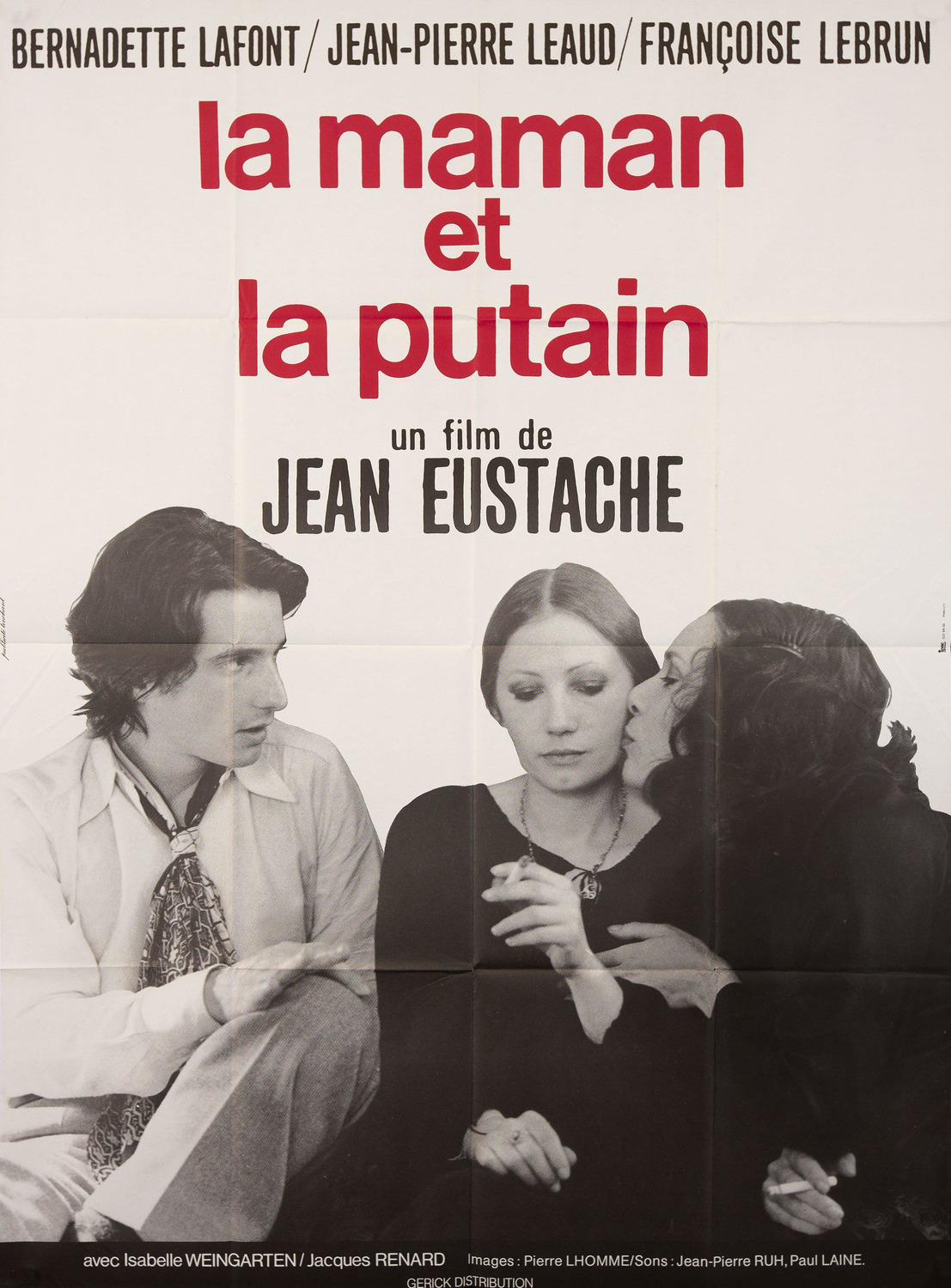 Extra Large Movie Poster Image for La maman et la putain (#1 of 2)