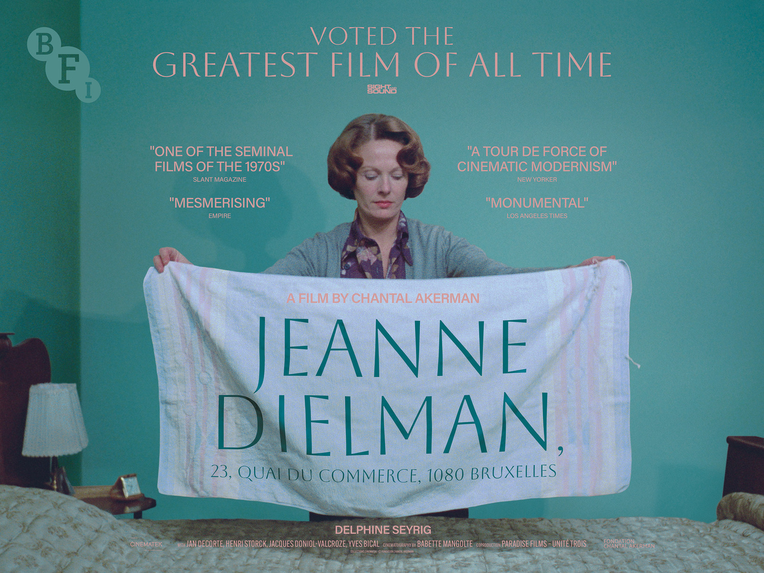 Extra Large Movie Poster Image for Jeanne Dielman, 23 quai du Commerce, 1080 Bruxelles (#3 of 3)