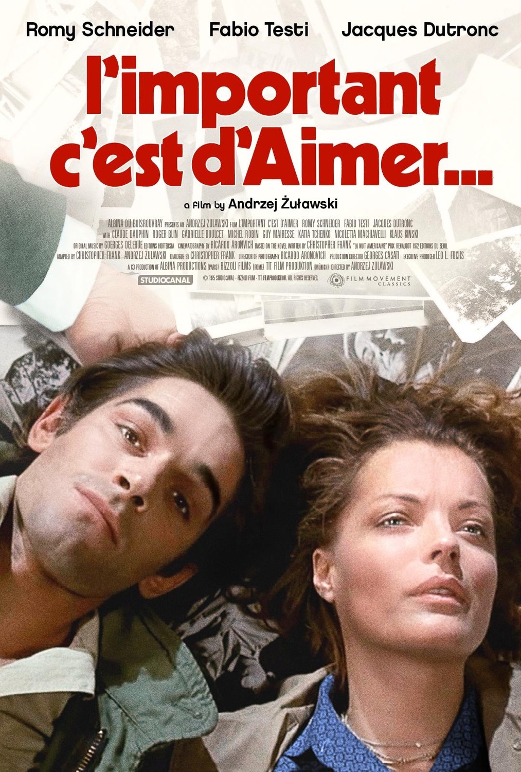 Extra Large Movie Poster Image for L'important c'est d'aimer (#2 of 2)