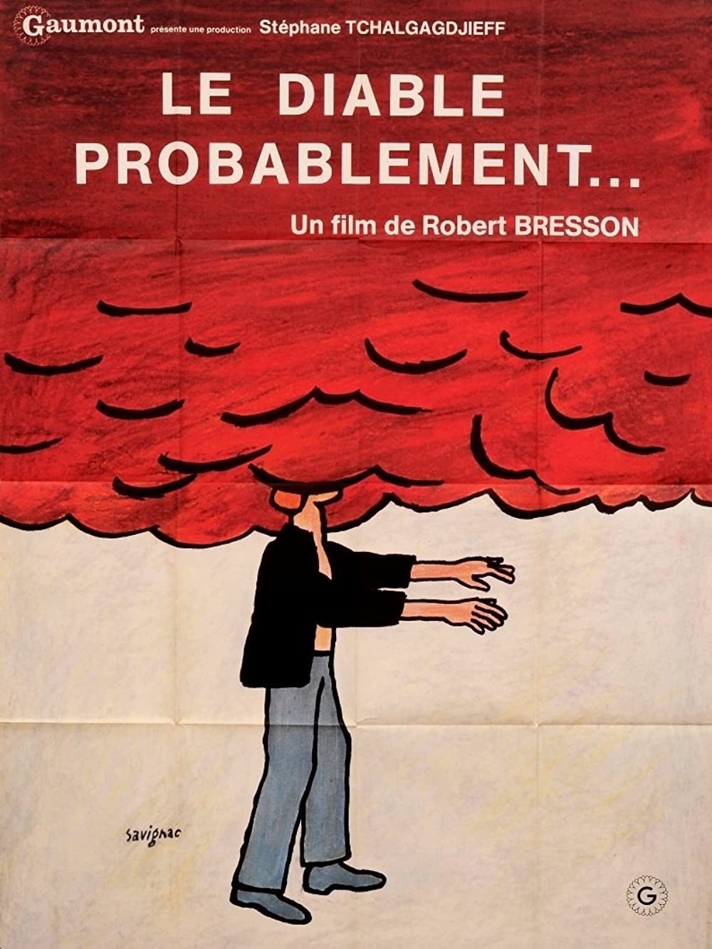 Extra Large Movie Poster Image for Le diable probablement 