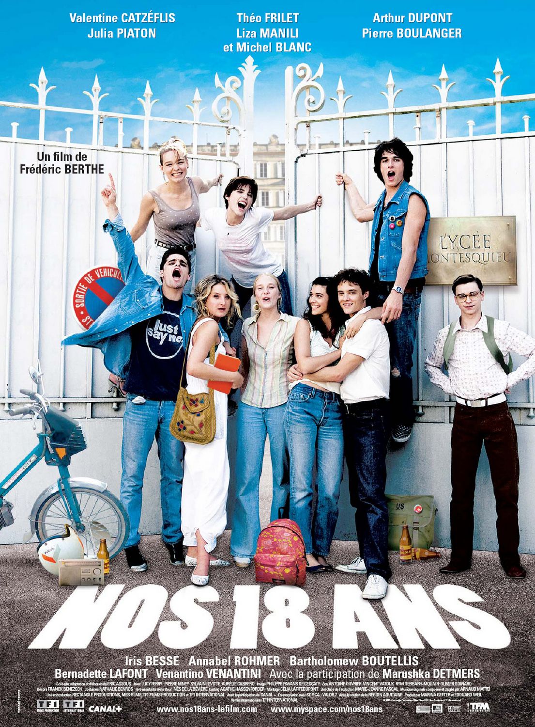 Extra Large Movie Poster Image for Nos 18 ans 