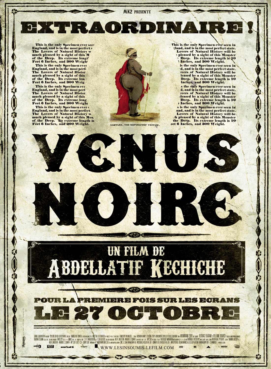 Extra Large Movie Poster Image for Vénus noire (#1 of 3)