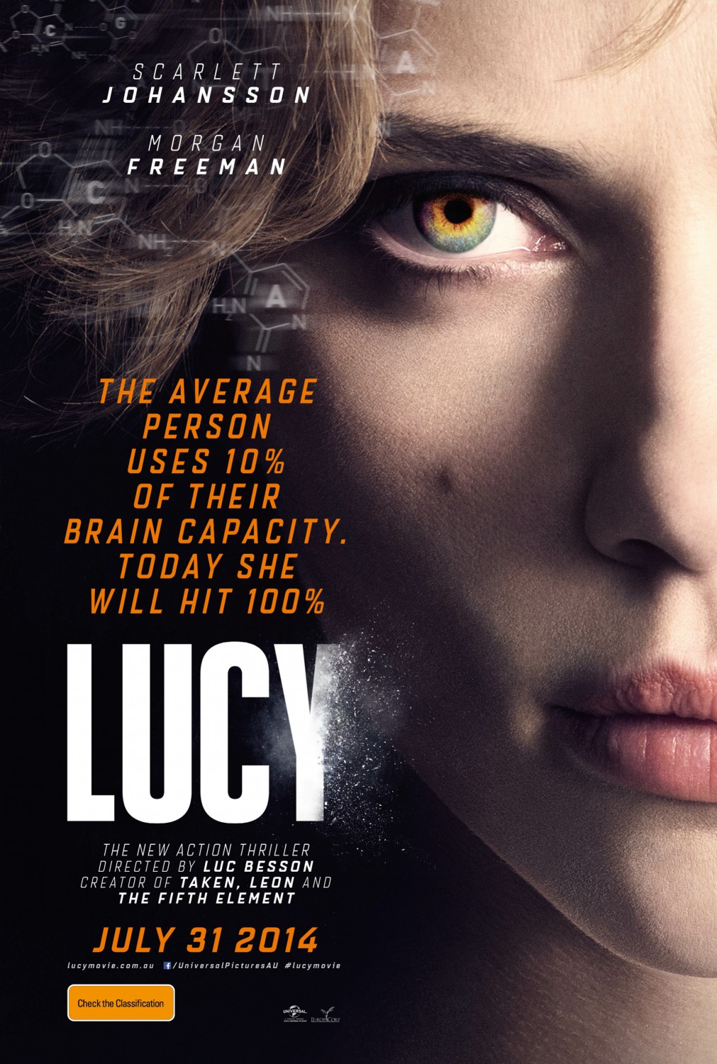 Extra Large Movie Poster Image for Lucy (#2 of 4)