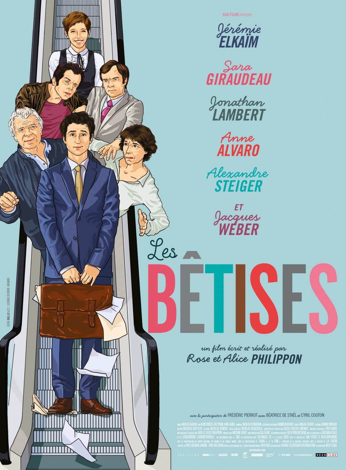 Extra Large Movie Poster Image for Les bêtises 