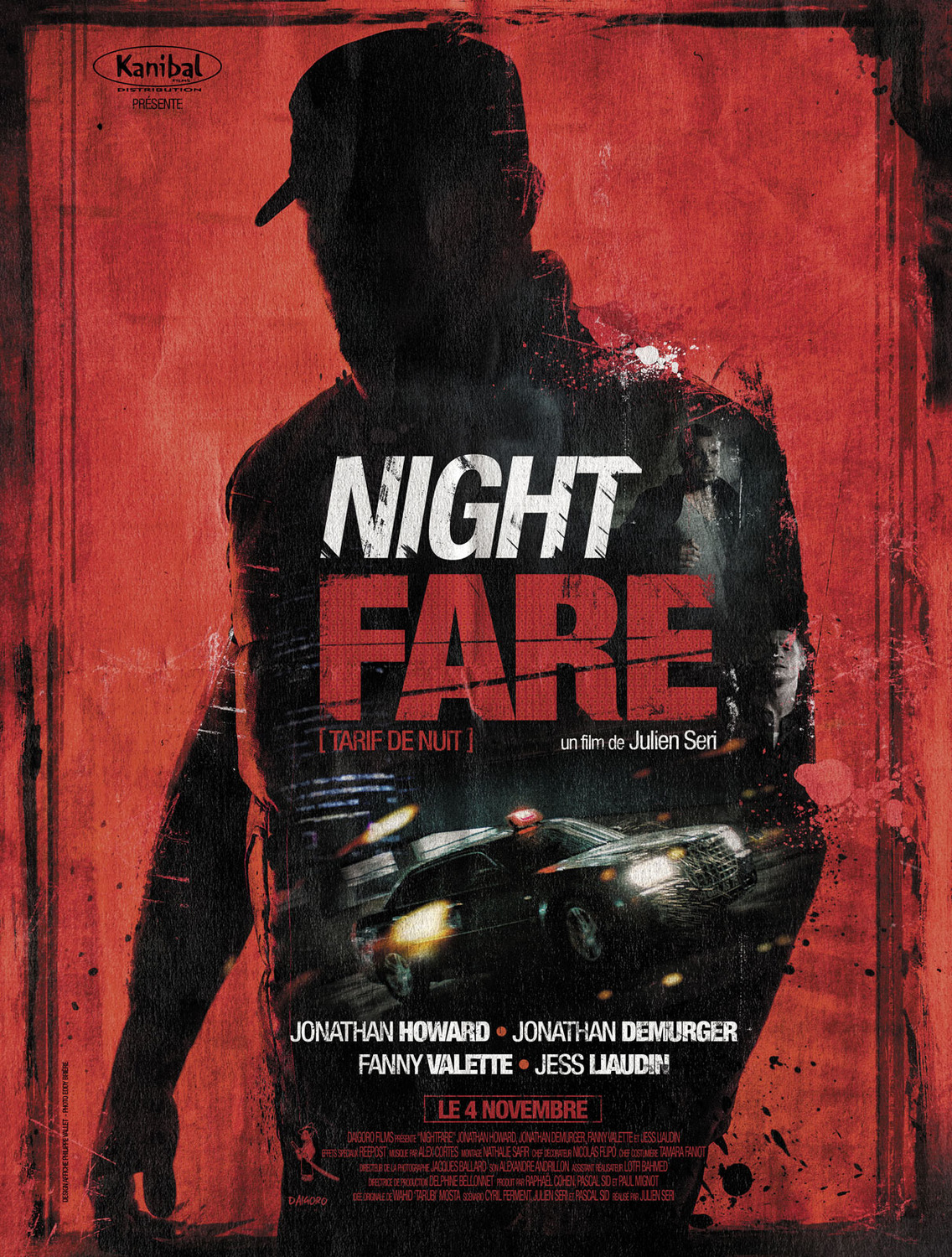 Extra Large Movie Poster Image for Night Fare 