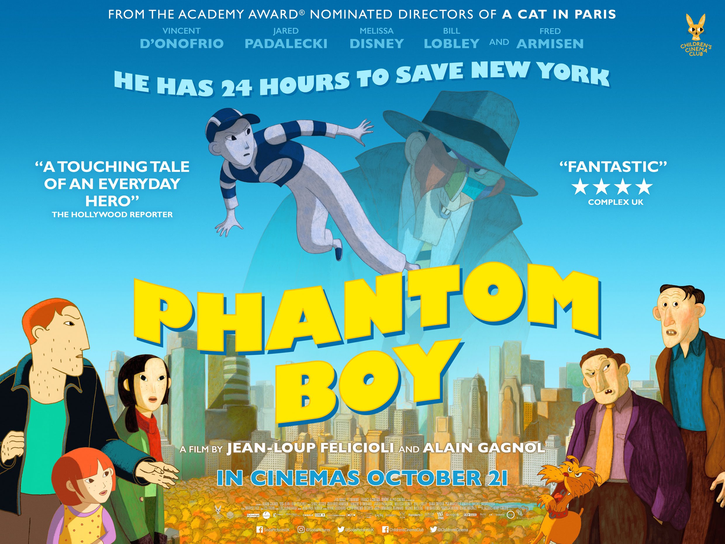 Mega Sized Movie Poster Image for Phantom Boy (#3 of 3)