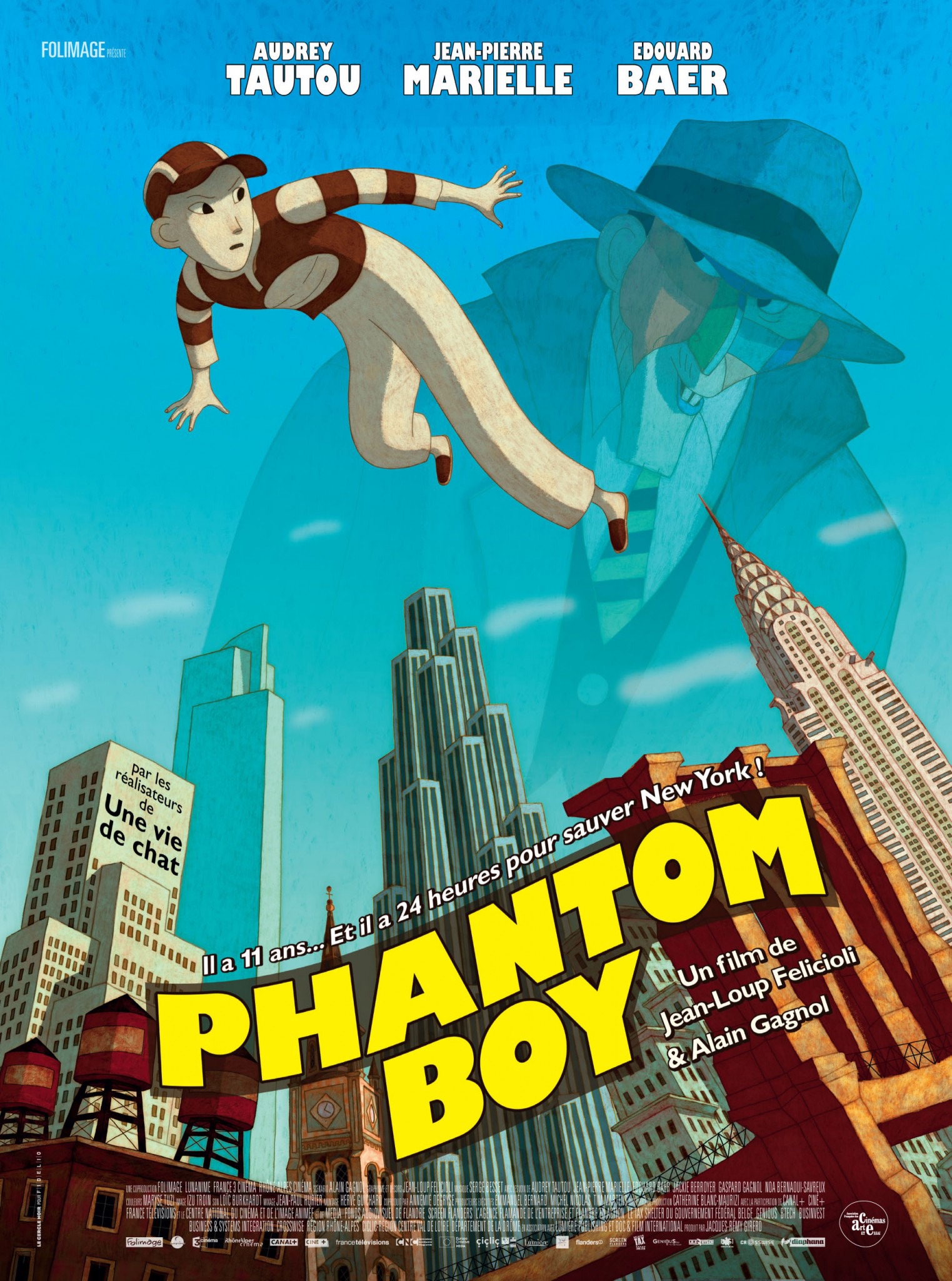 Mega Sized Movie Poster Image for Phantom Boy (#1 of 3)