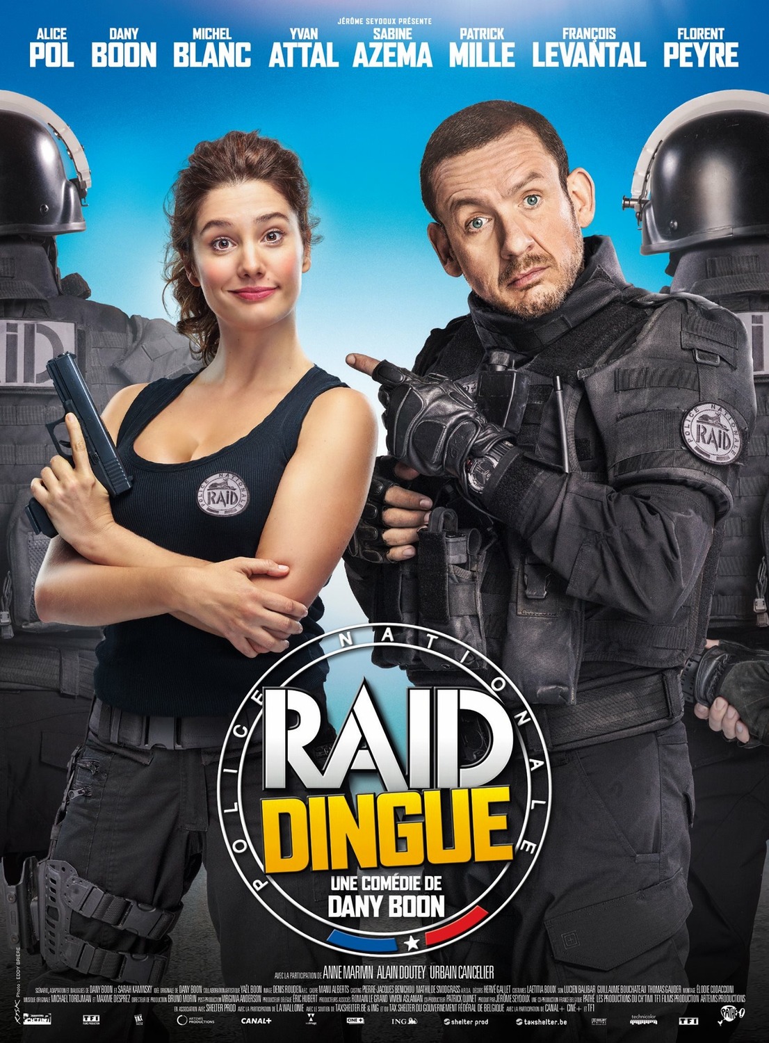 Extra Large Movie Poster Image for Raid dingue 