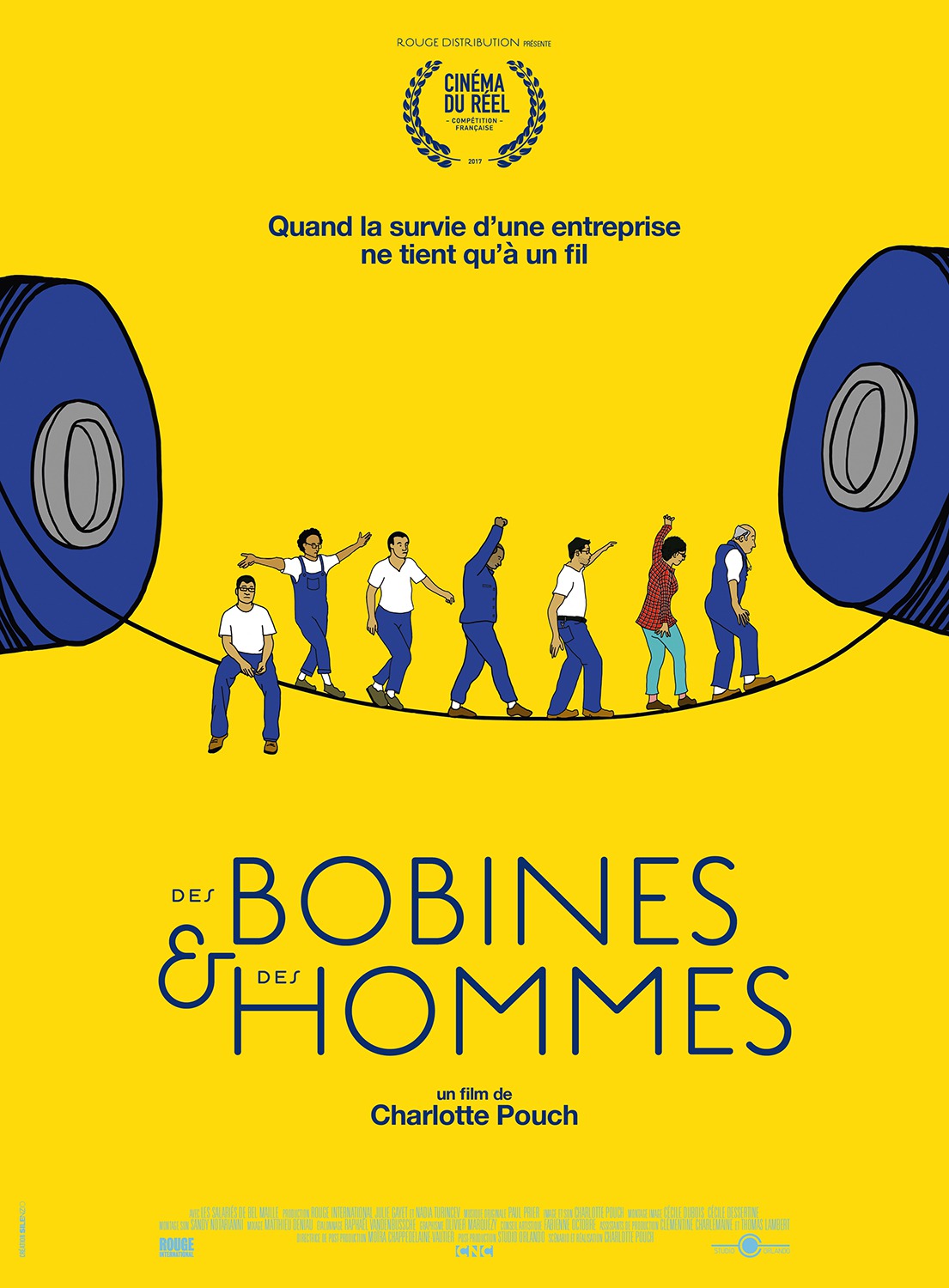 Extra Large Movie Poster Image for Des bobines et des hommes 